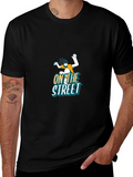 Cool On The Street Graphic Black T-Shirt