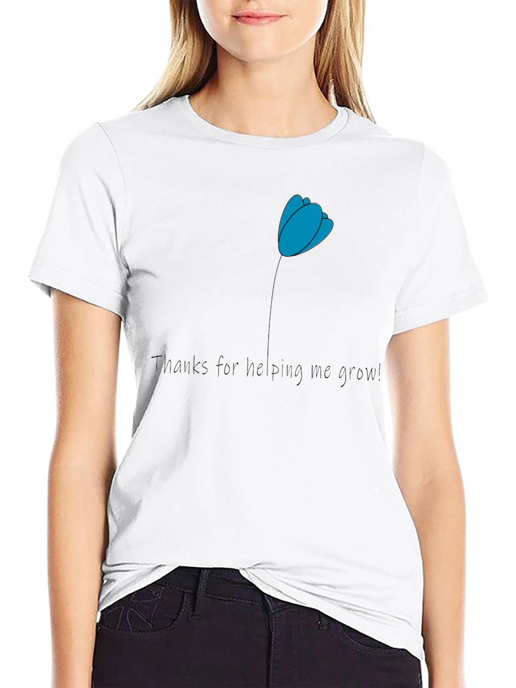 Thank You Teacher T-Shirt - Helping Me Grow