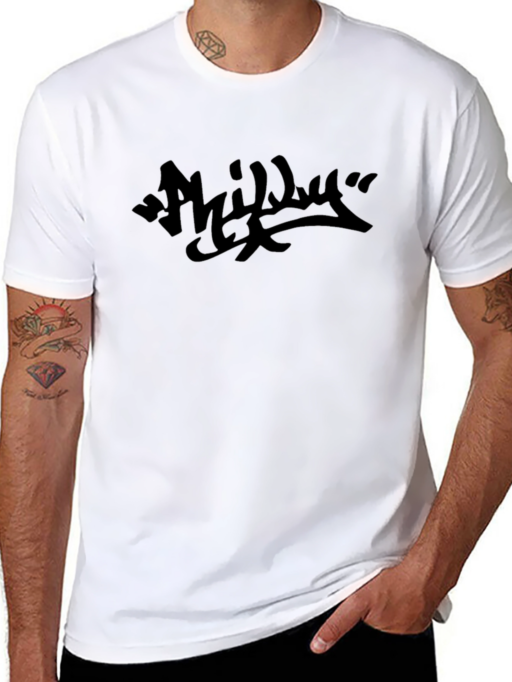 Black Graphic T-Shirt - Phillly