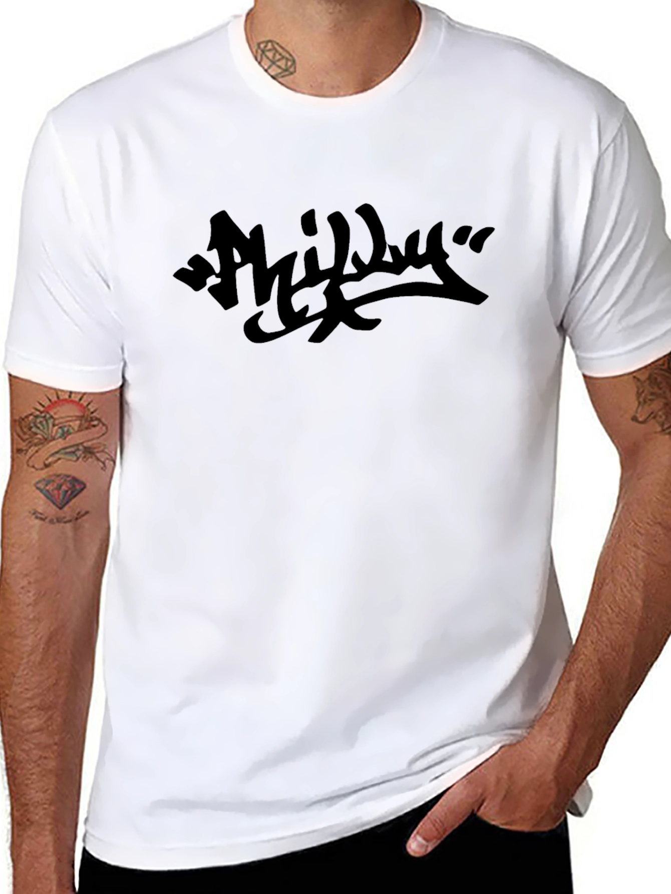 Black Graphic T-Shirt - Phillly