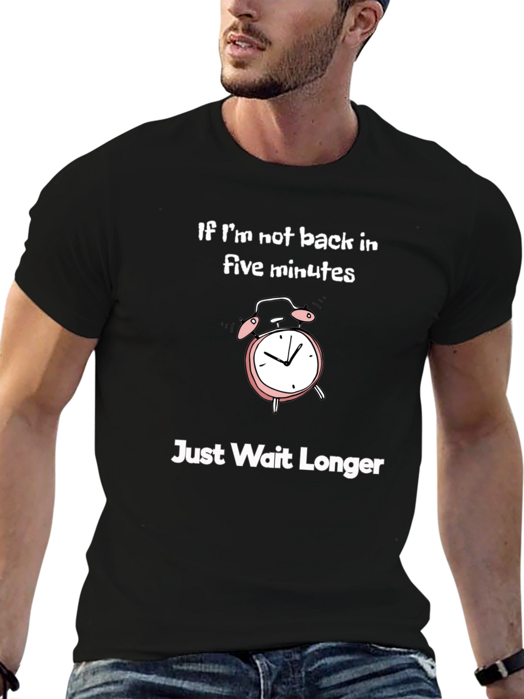 Funny If Im Not Back Graphic T-Shirt