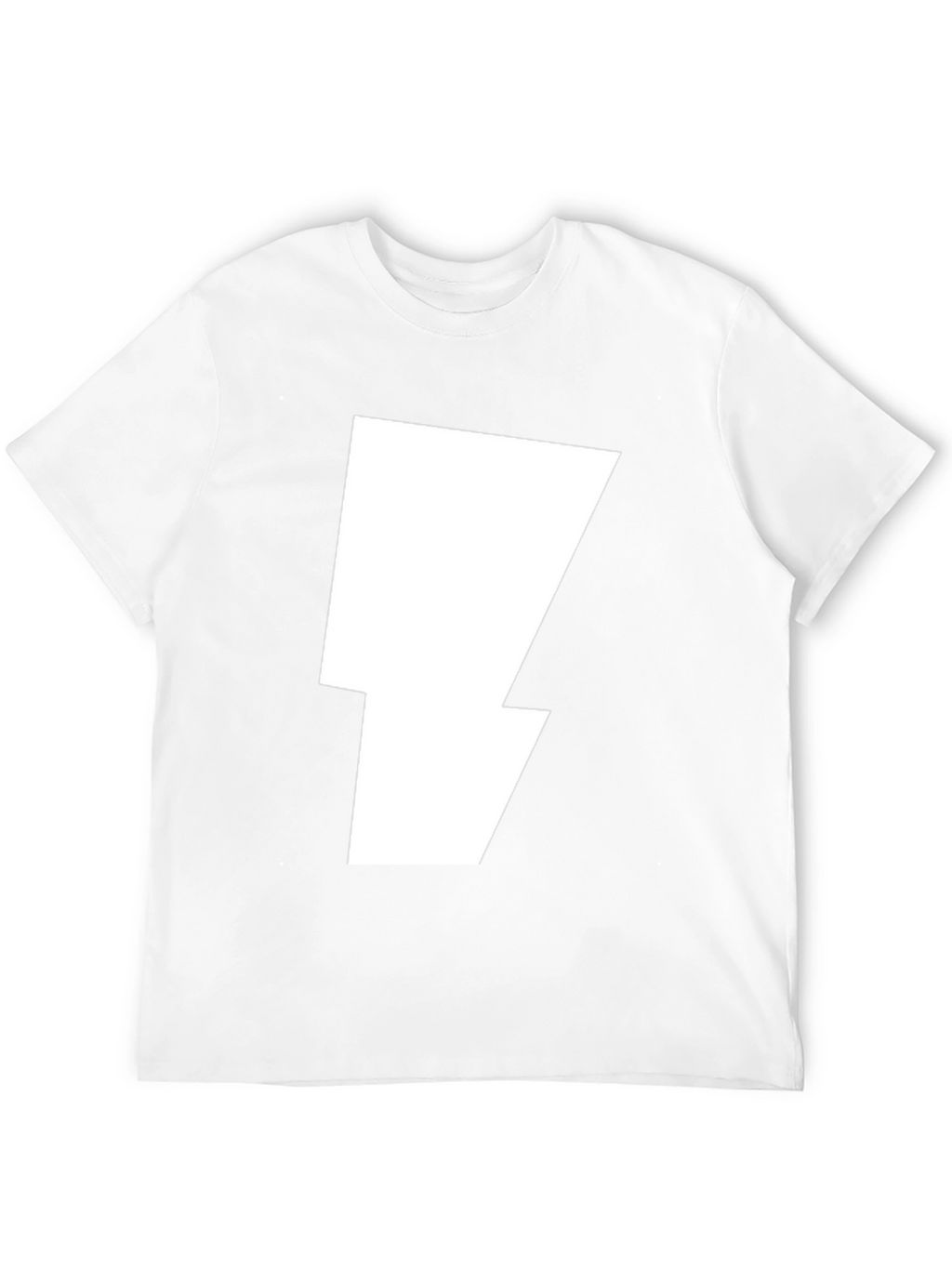 Lightning Bolt Graphic Tee - Bold Stylish Black T-Shirt