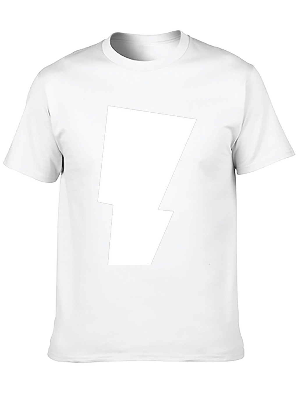 Lightning Bolt Graphic Tee - Bold Stylish Black T-Shirt