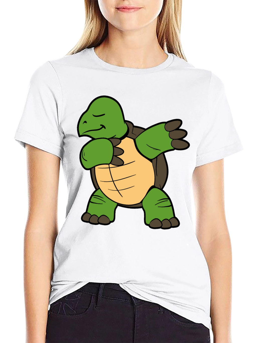 Dabbing Turtle T-Shirt - Funny Animal Graphic Tee