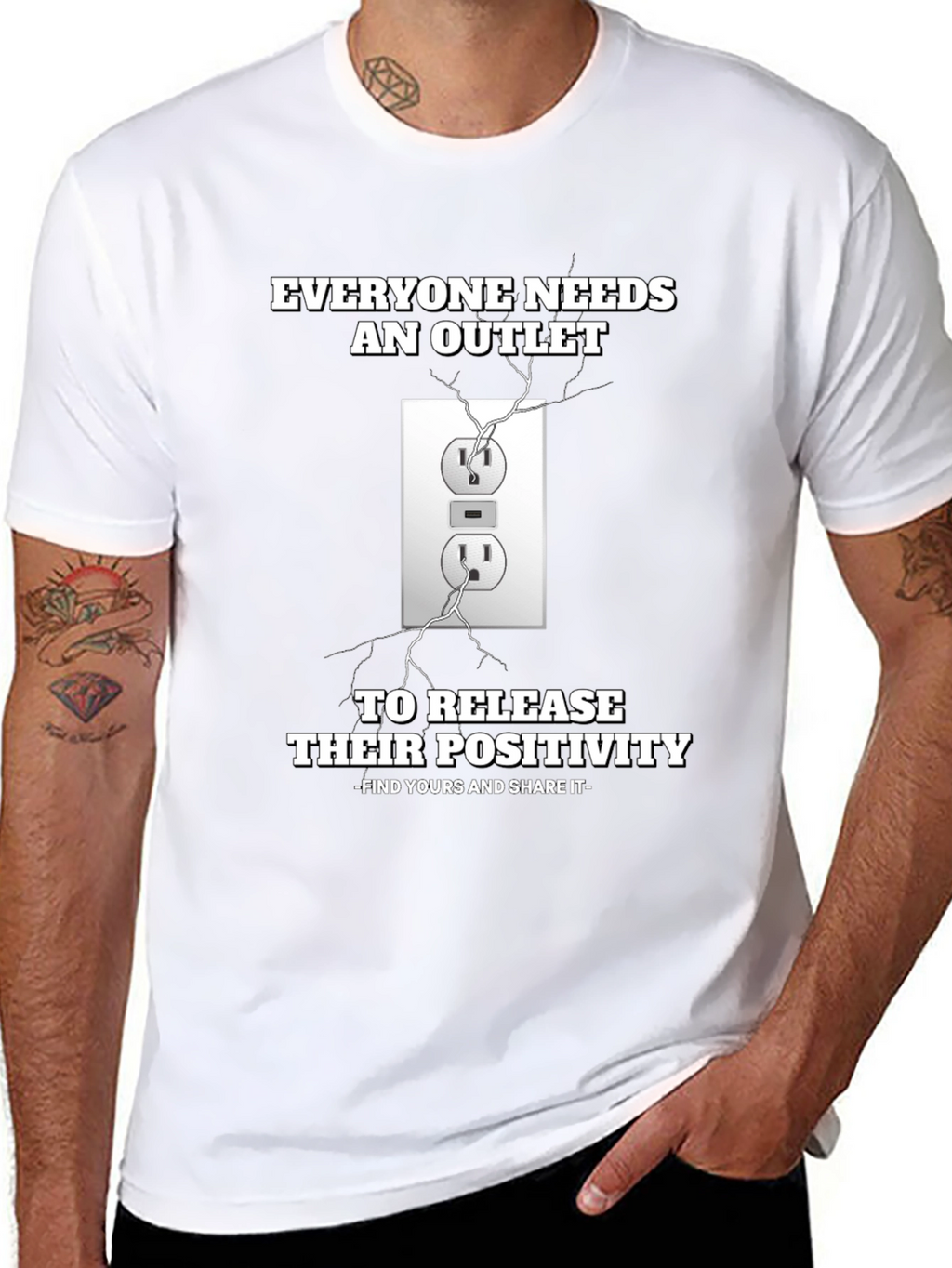 Everyone Needs an Outlet T-Shirt - Positivity Release