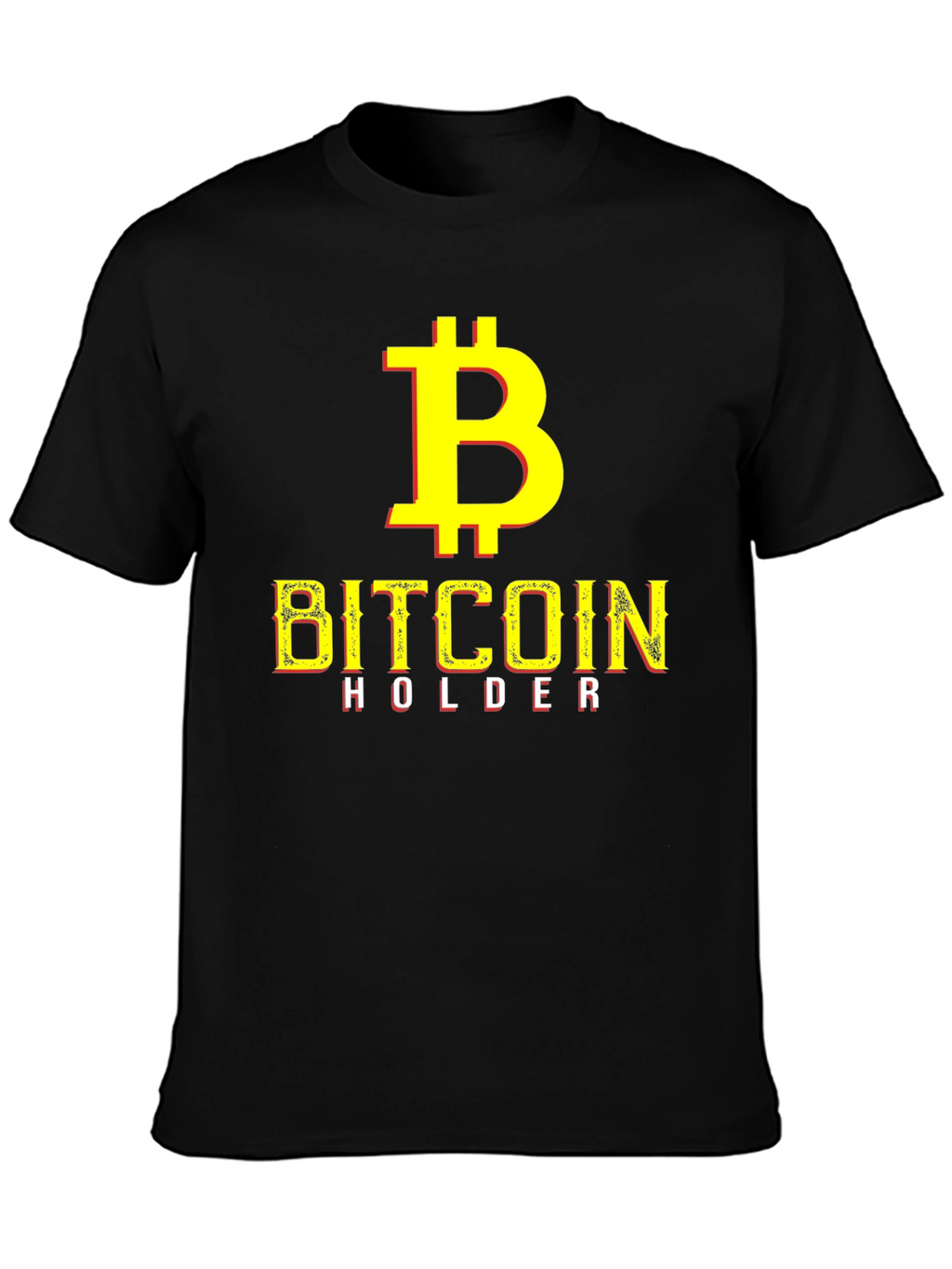 Bitcoin Holder Graphic T-Shirt - Black Crypto Tee