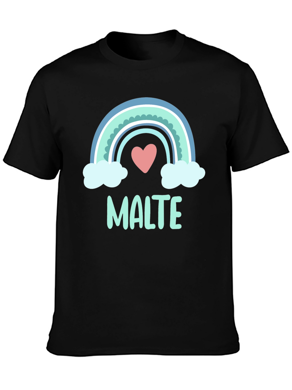Rainbow Heart T-Shirt - Cute Casual Tee
