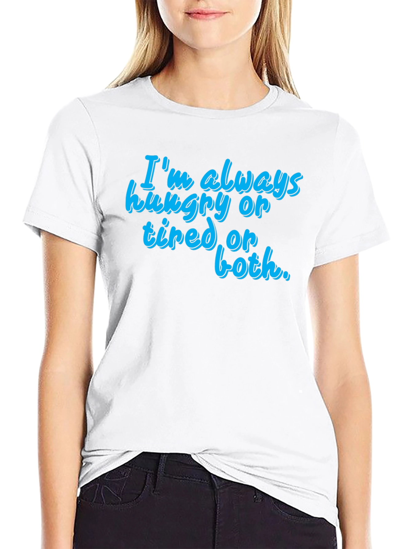 Funny Hungry Tired Graphic T-Shirt