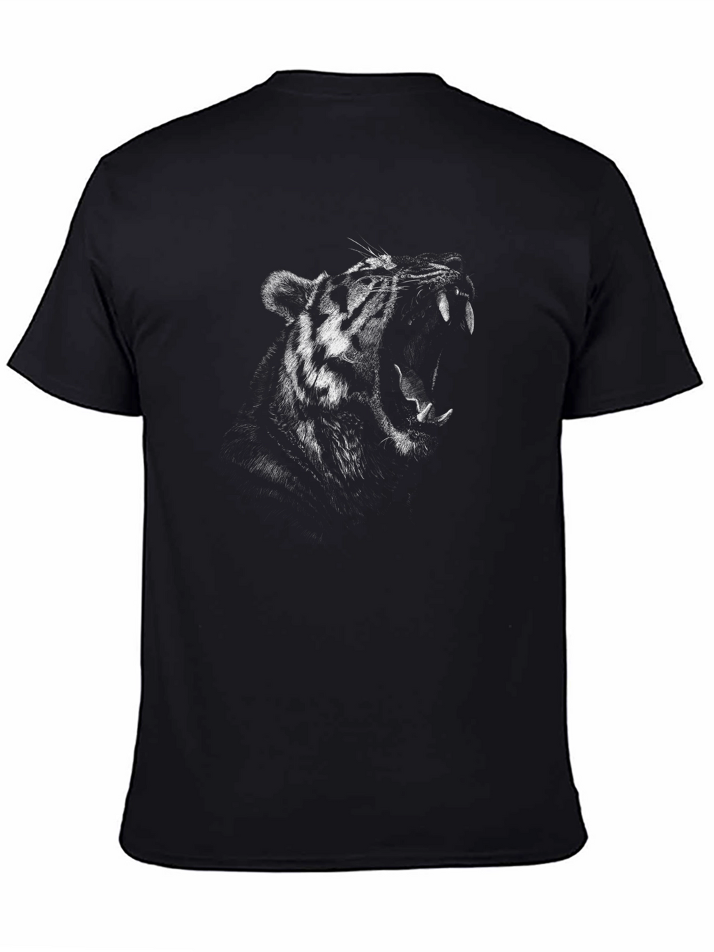Roaring Tiger Graphic Tee - Black