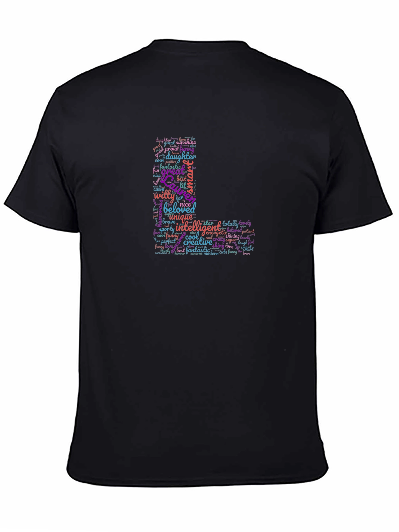Lauren Word Art Personalized T-Shirt