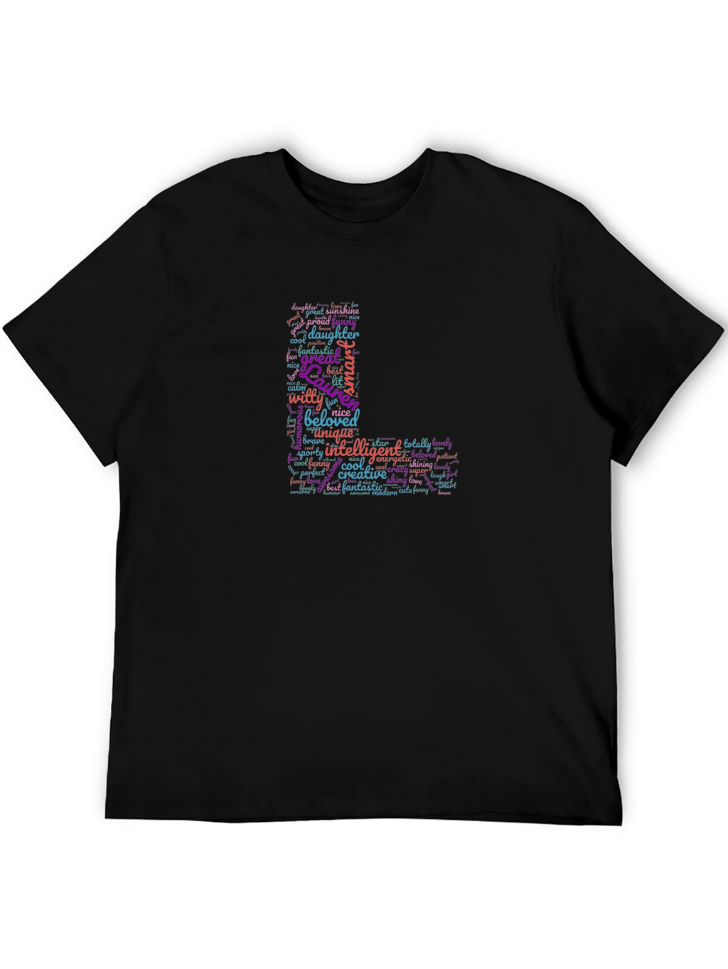 Lauren Word Art Personalized T-Shirt