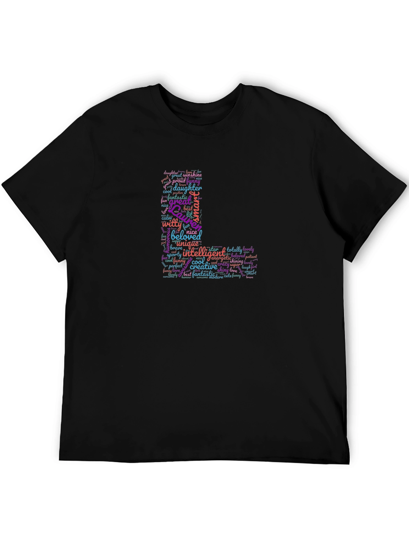 Lauren Word Art Personalized T-Shirt