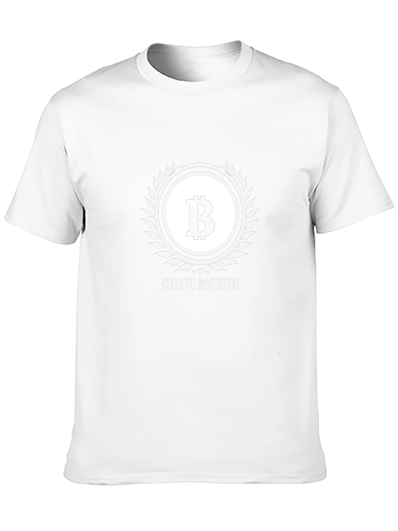Crypto Investor Bitcoin Graphic Tee - Black