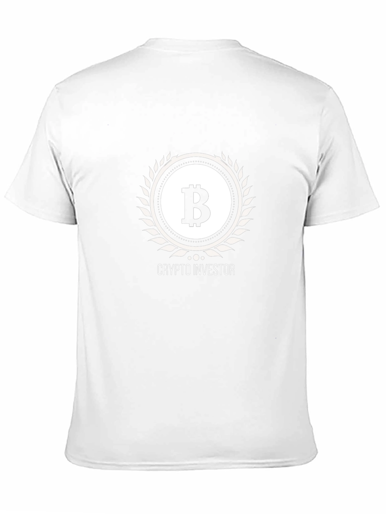 Crypto Investor Bitcoin Graphic Tee - Black