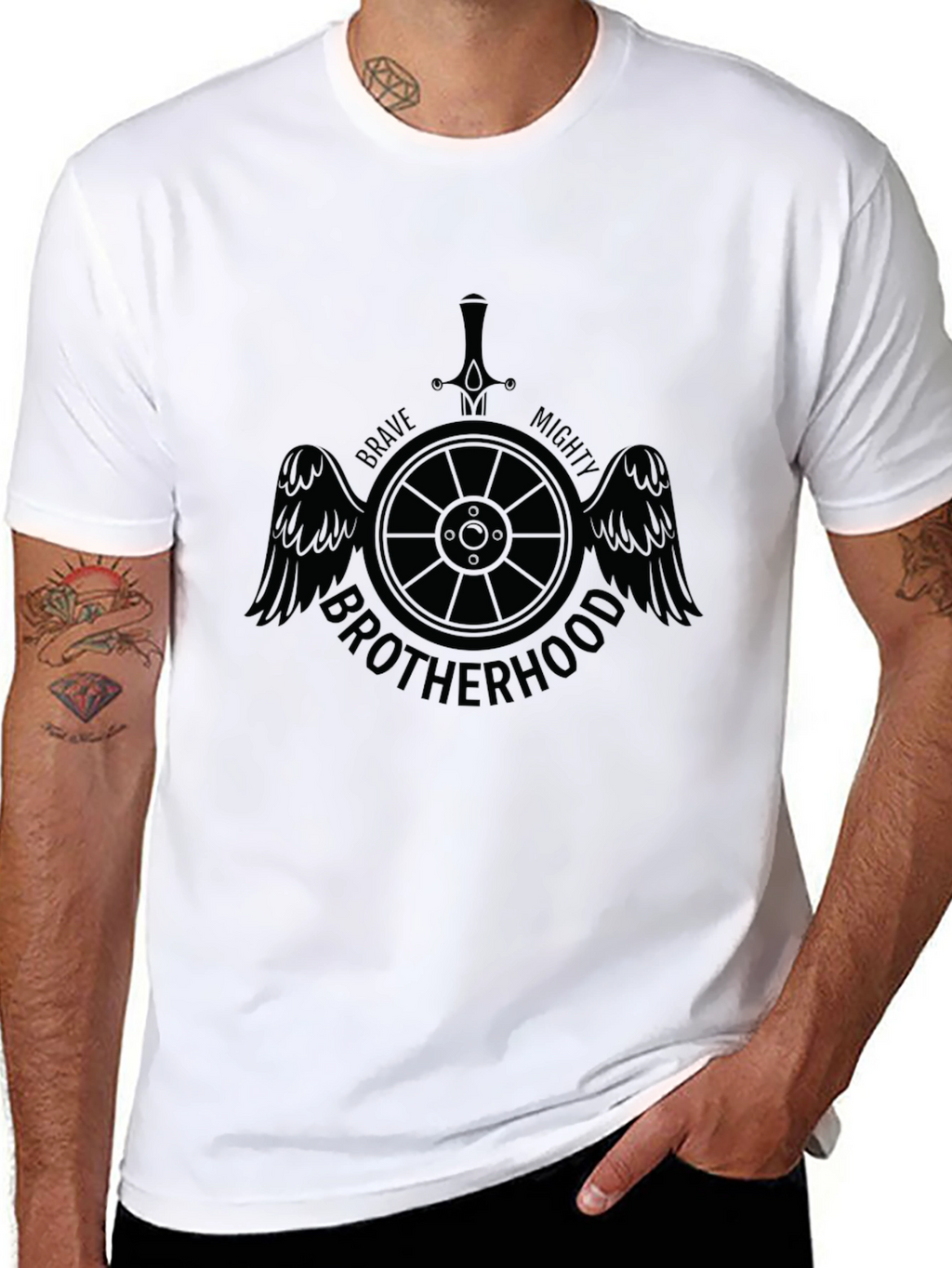 Brotherhood Graphic Tee - Brave & Mighty