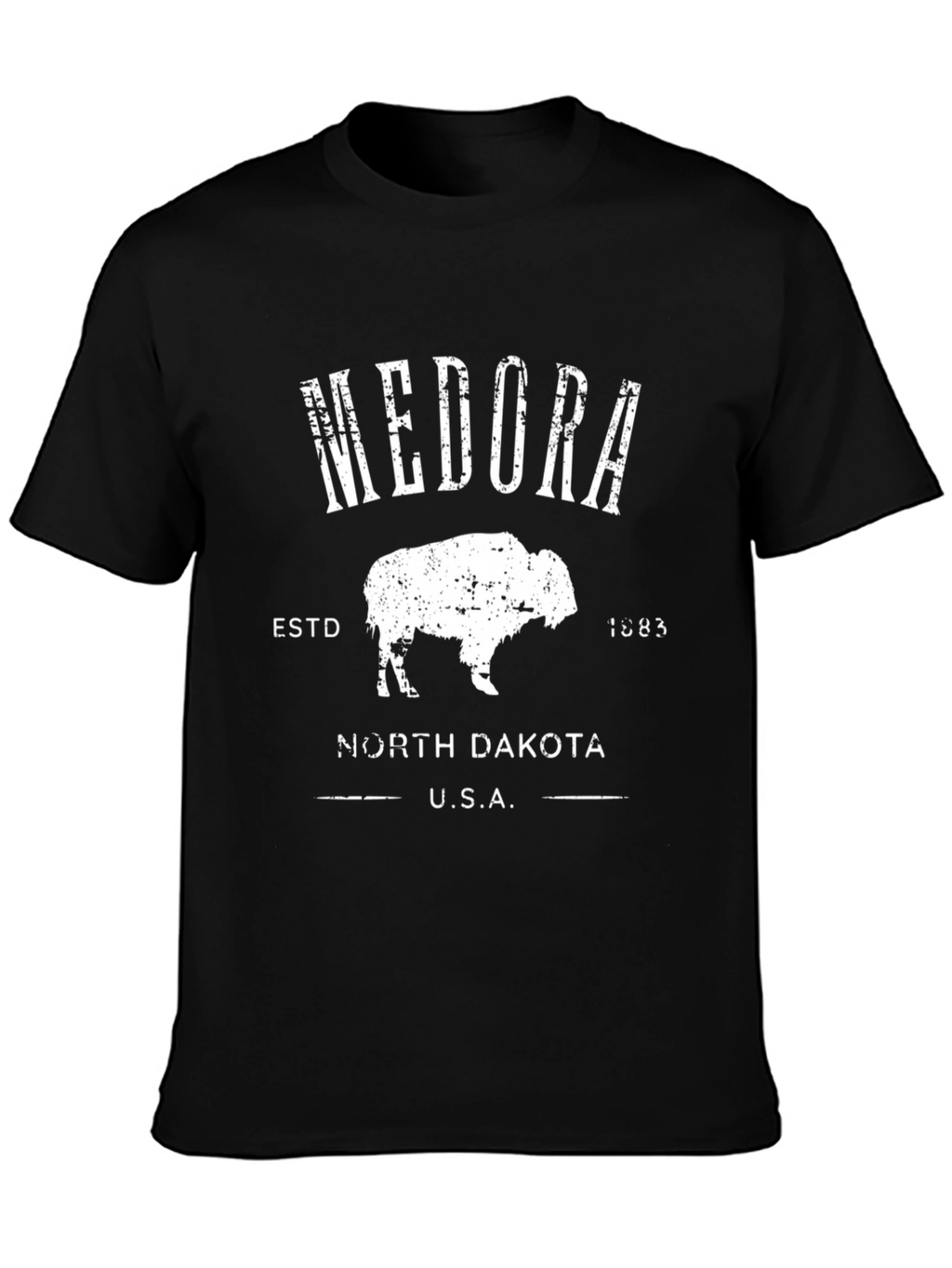 Medora North Dakota Bison Graphic Tee