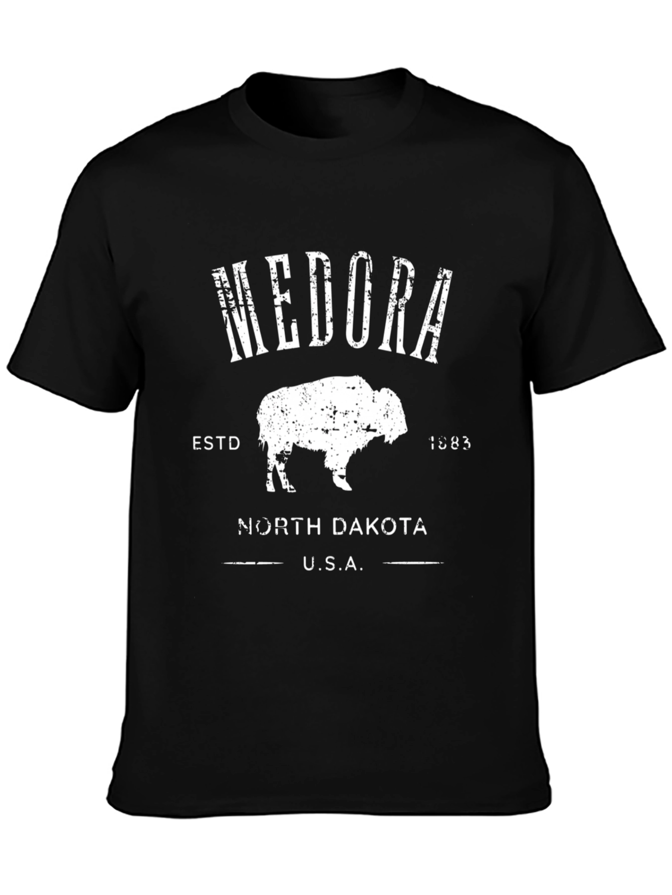 Medora North Dakota Bison Graphic Tee