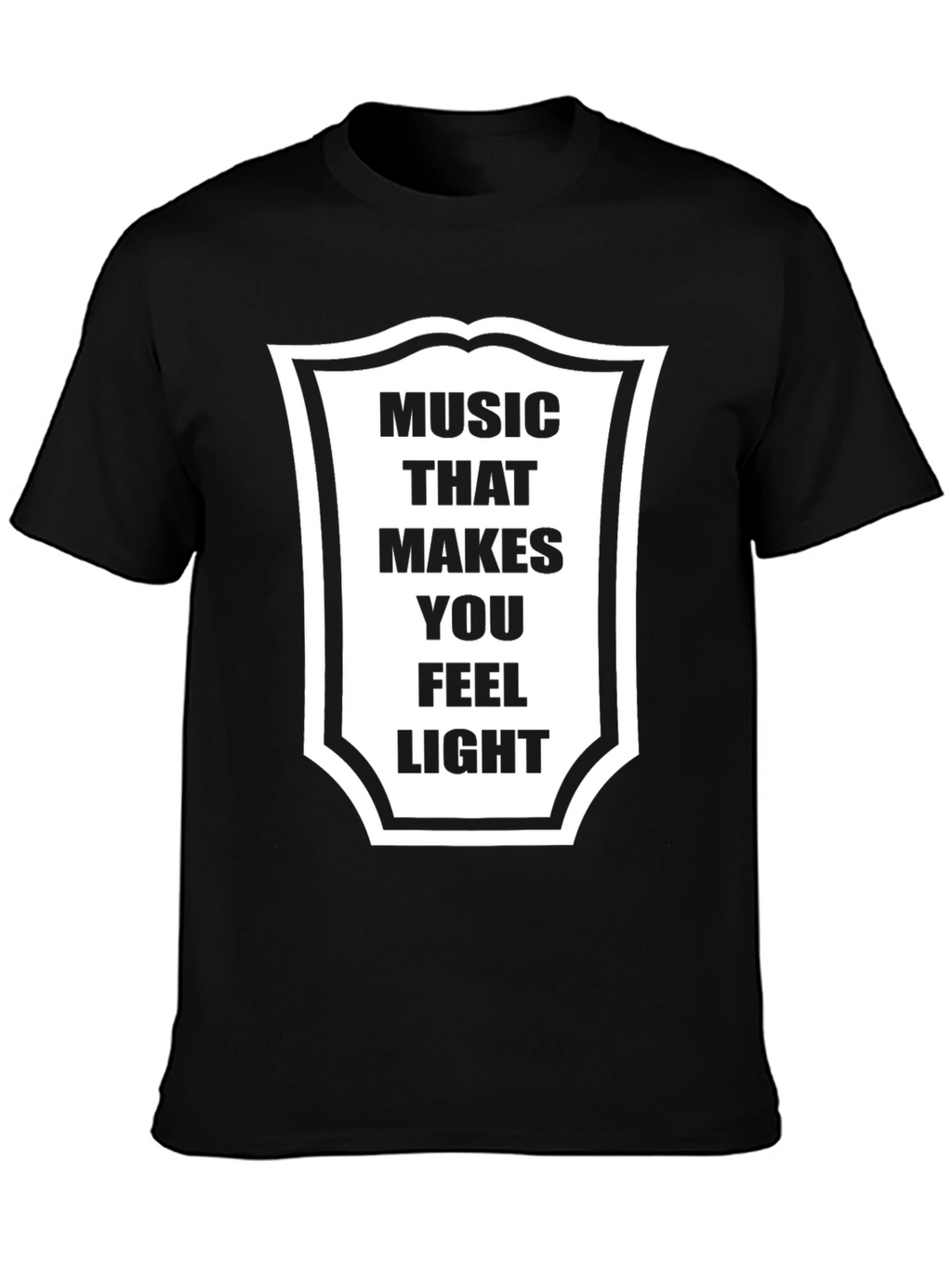 Music Makes You Feel Light Graphic T-Shirt