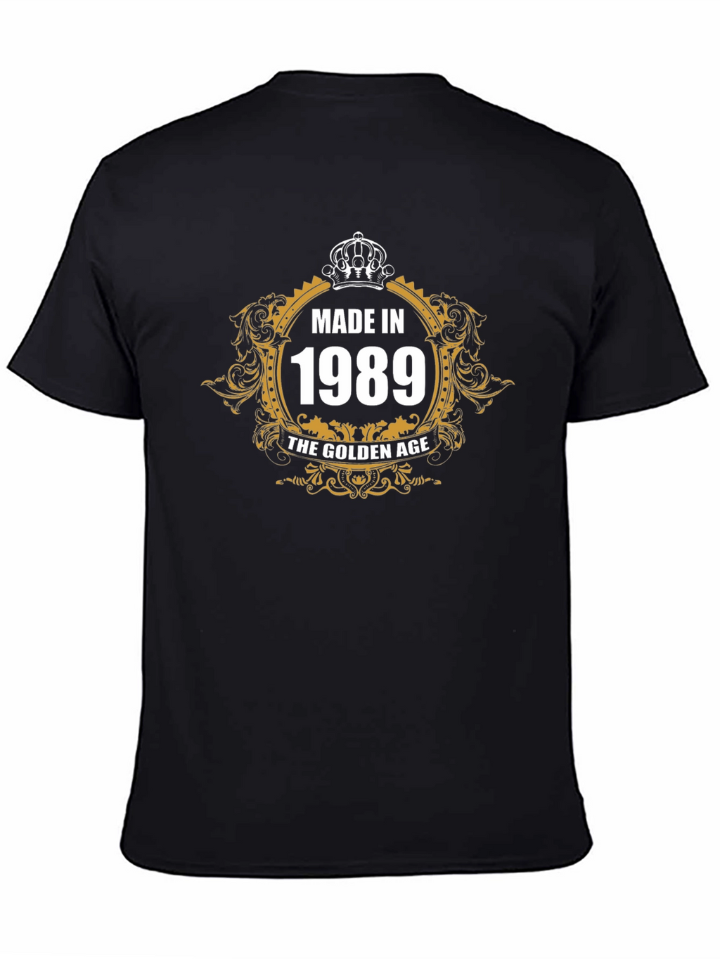 Made in 1989 Golden Age Black T-Shirt