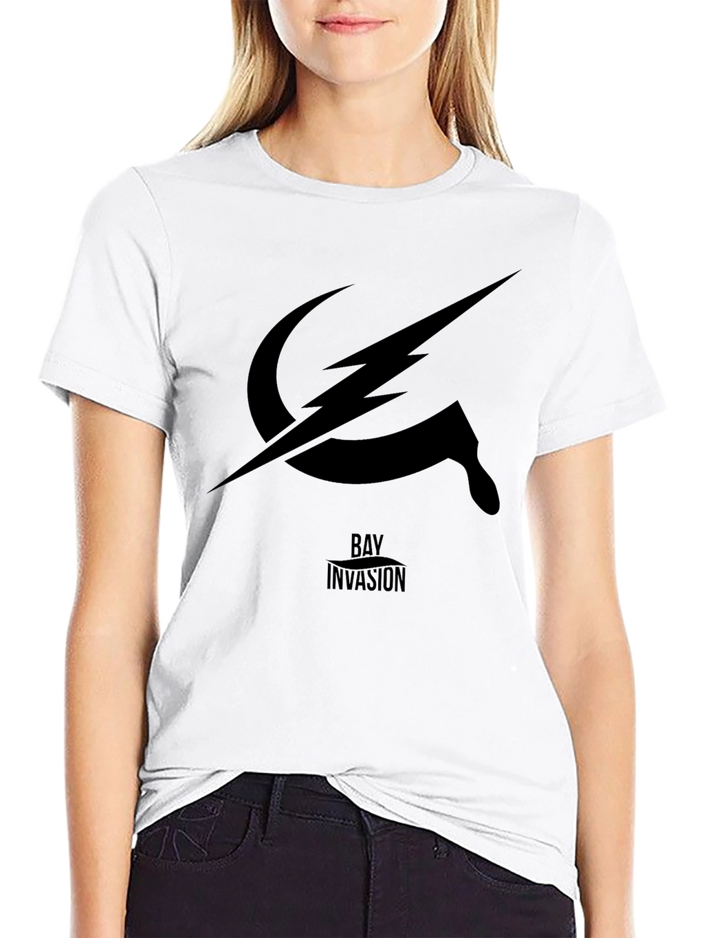 Bay Invasion Graphic T-Shirt - Black