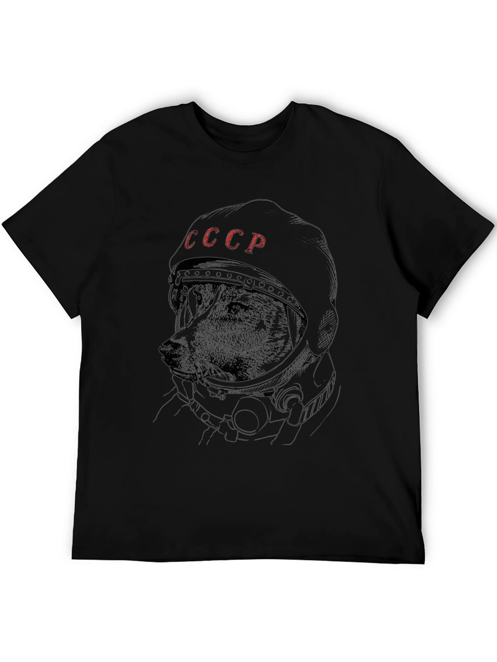 Dog Astronaut USSR T-Shirt - Space Dog Laika