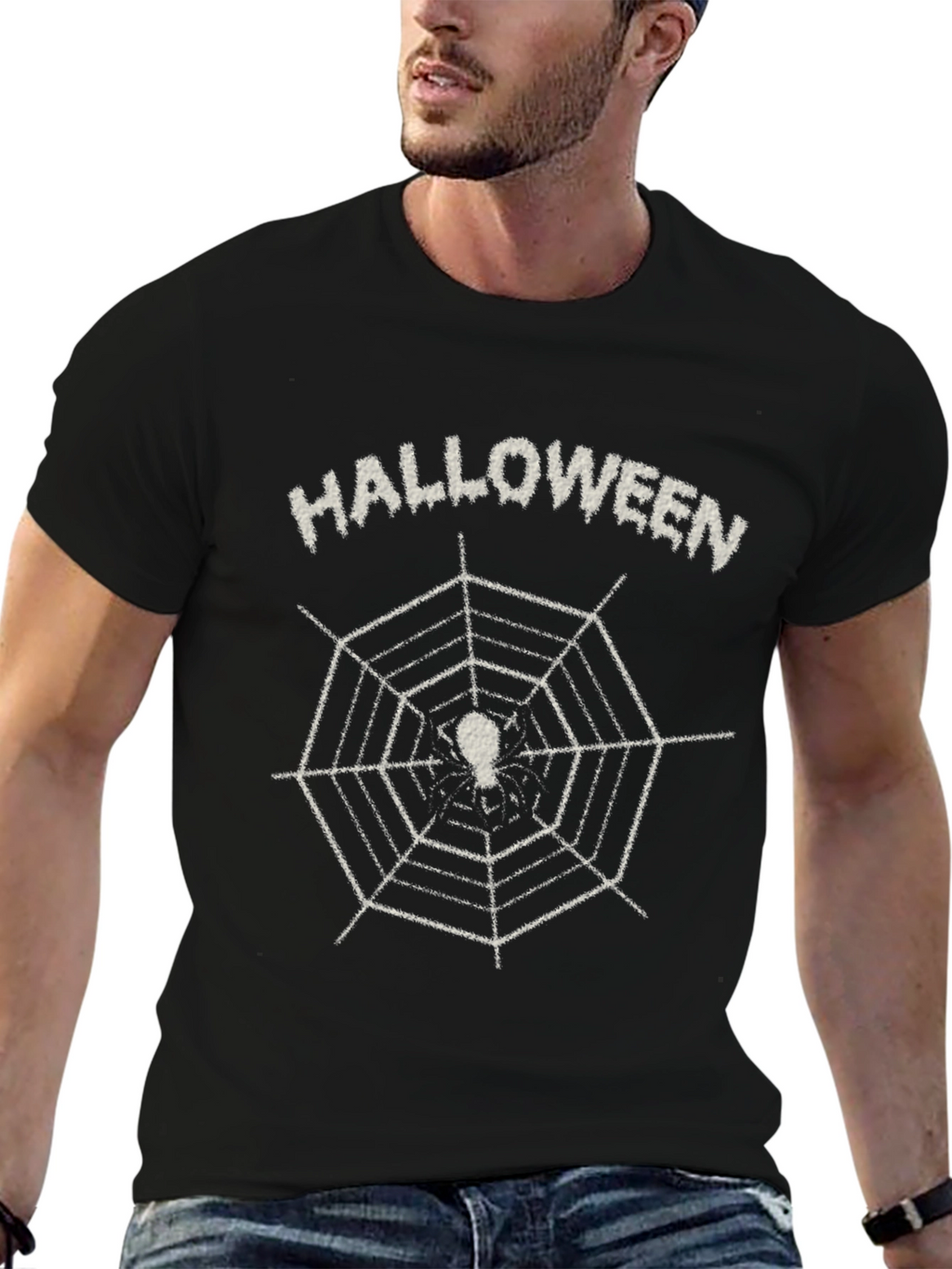 Halloween Spiderweb T-Shirt - Spooky Season Tee