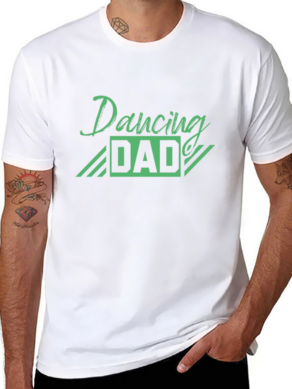 Dancing Dad Graphic Tee - Black