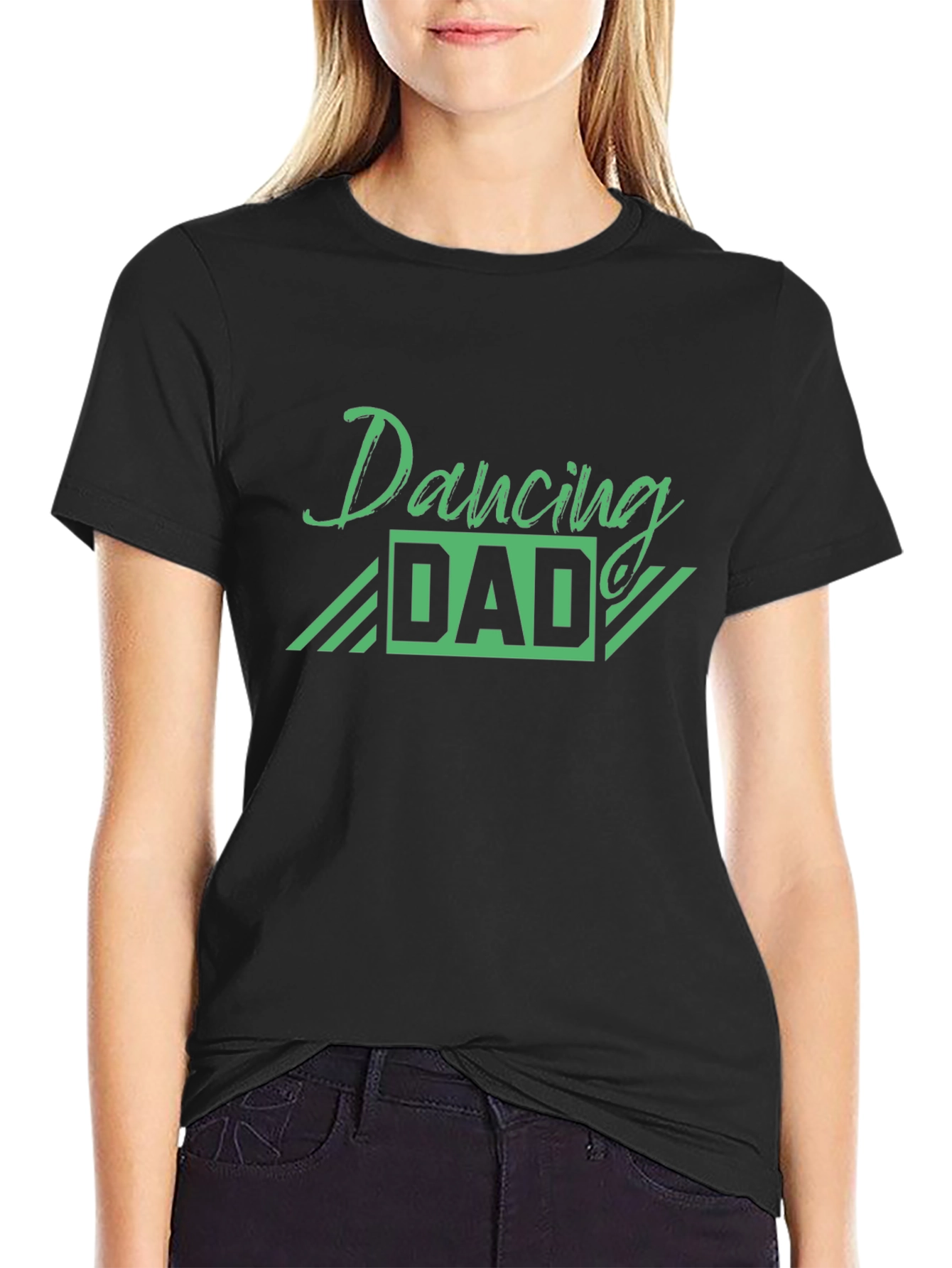 Dancing Dad Graphic Tee - Black