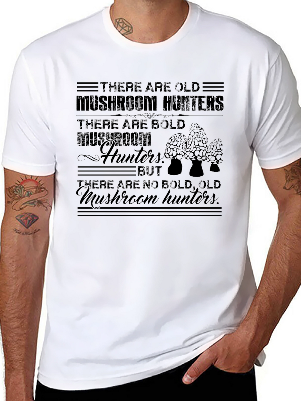 Mushroom Hunters T-Shirt - Old & Bold Joke Tee