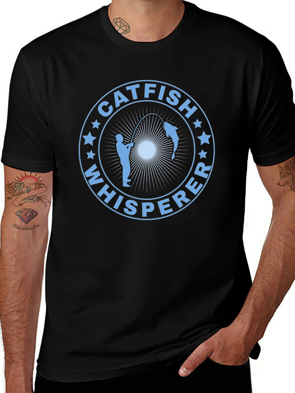 Catfish Whisperer Graphic Tee - Fishing Shirt