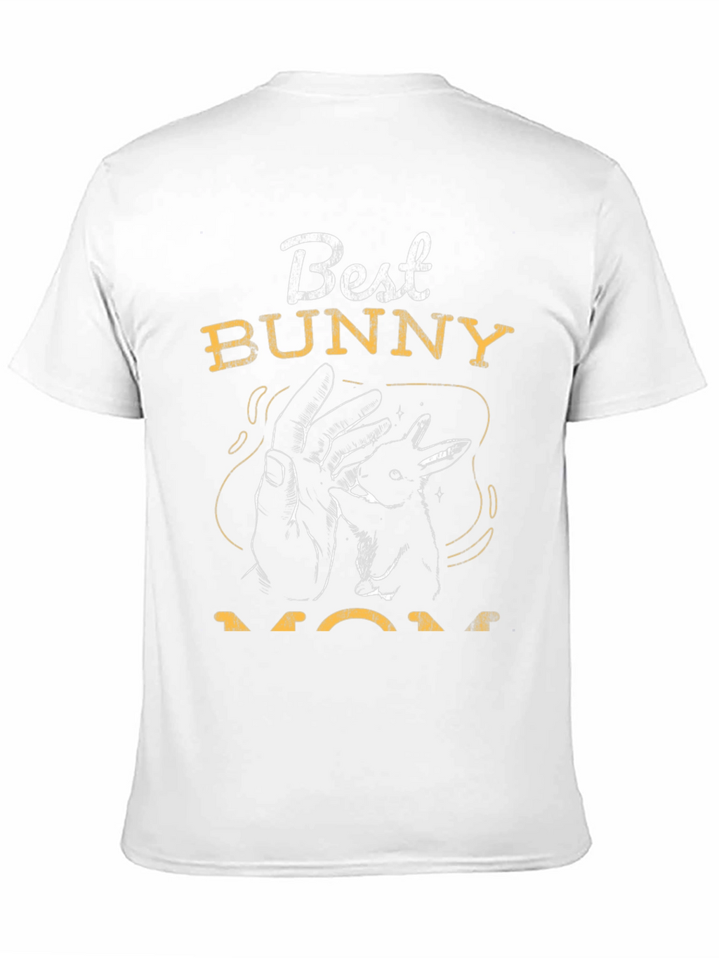 Best Bunny Mom Black T-Shirt
