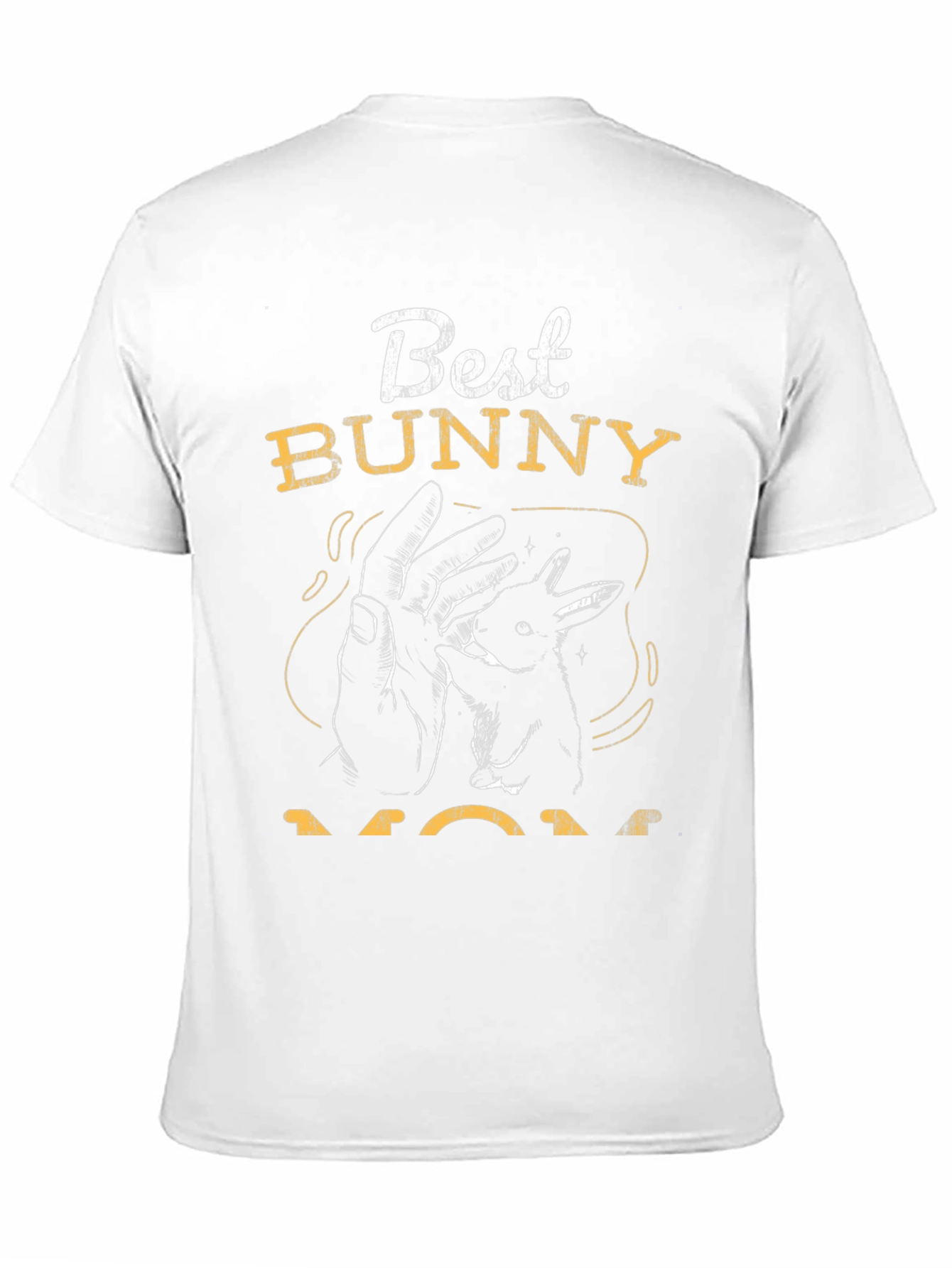 Best Bunny Mom Black T-Shirt