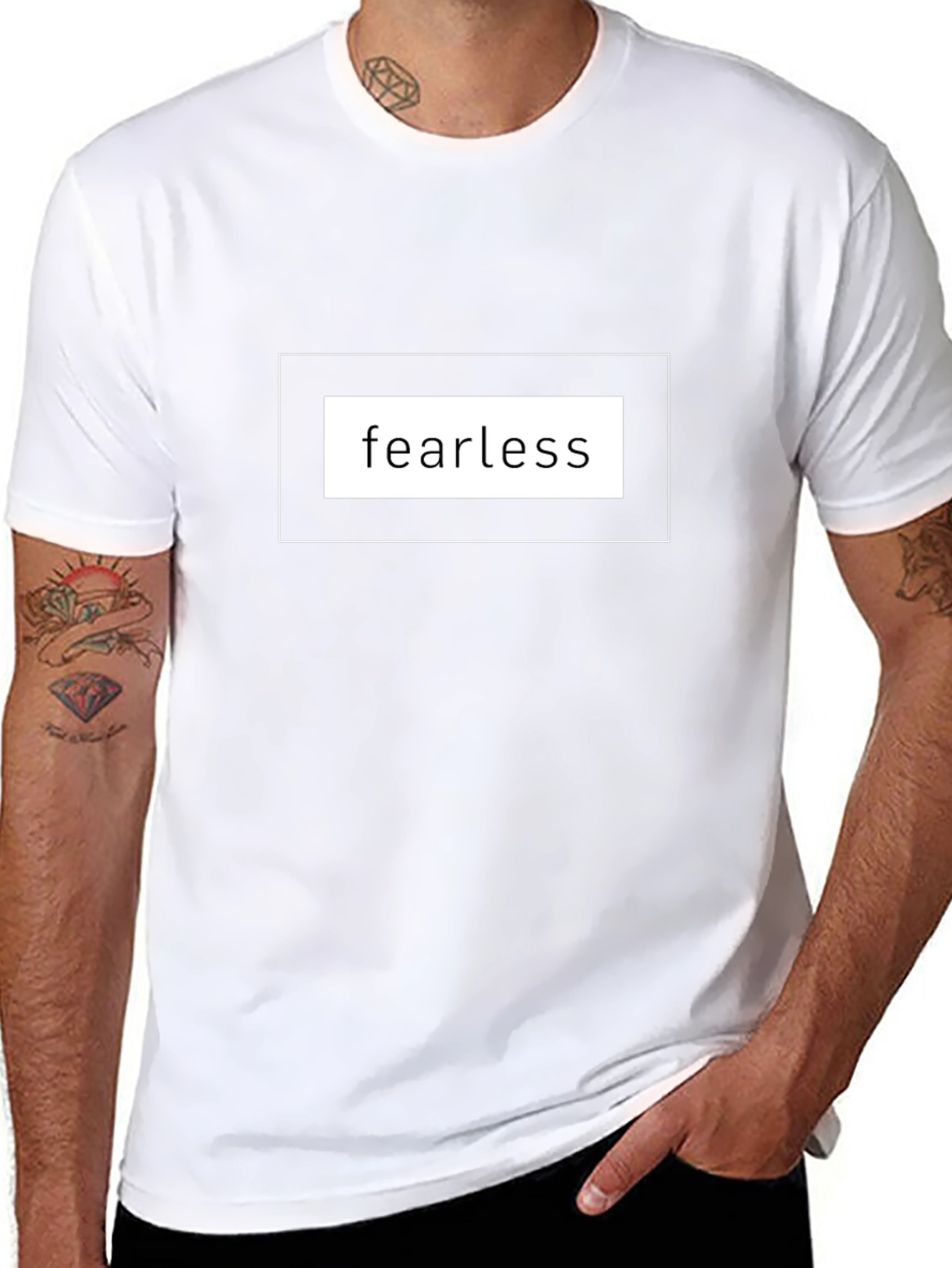 Fearless Graphic Tee - Black Short Sleeve