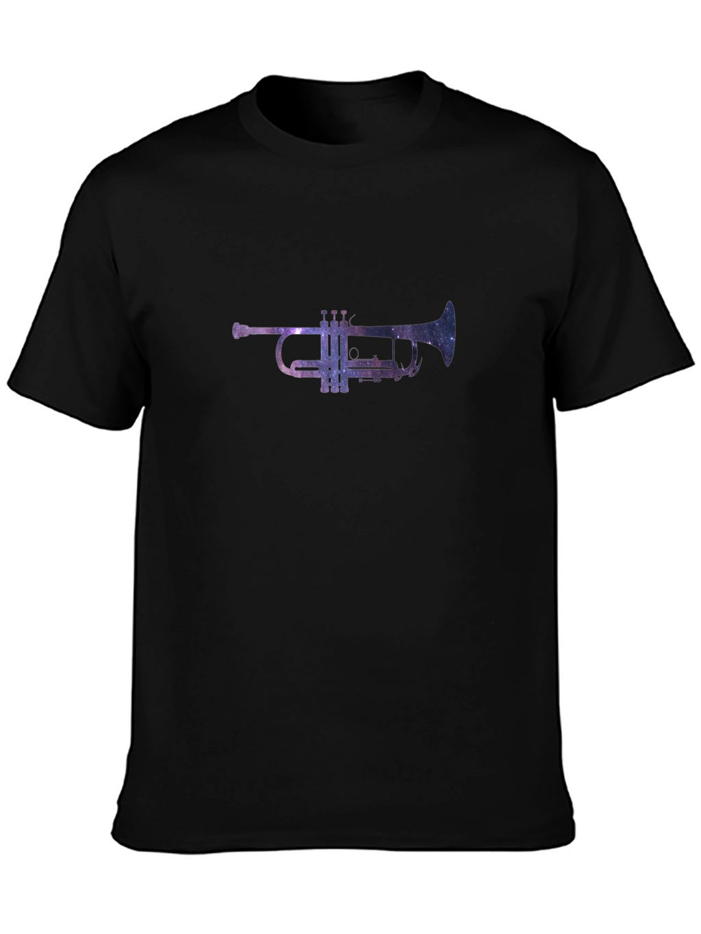 Cosmic Trumpet Graphic Tee - Black