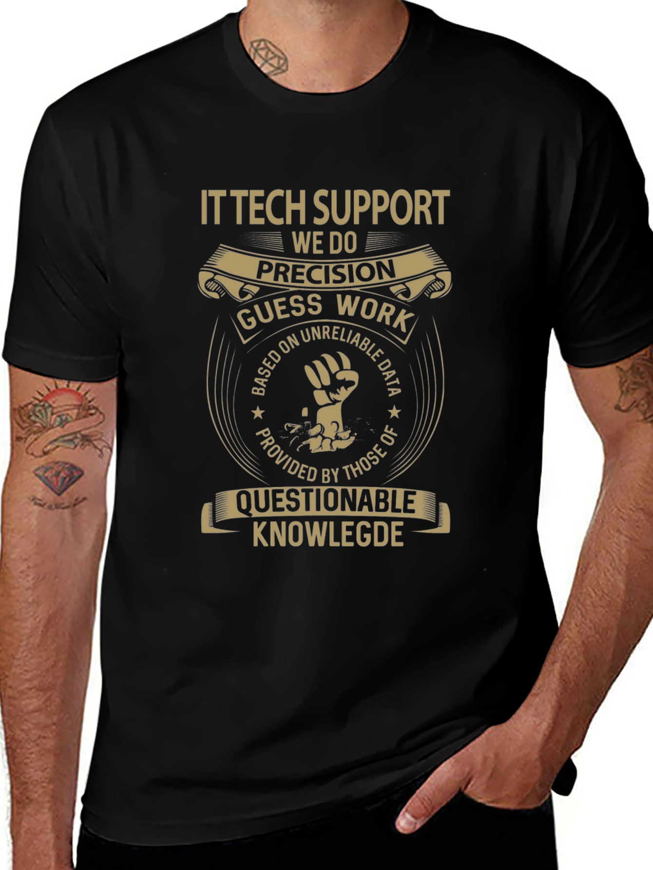 IT Tech Support Precision Graphic T-Shirt