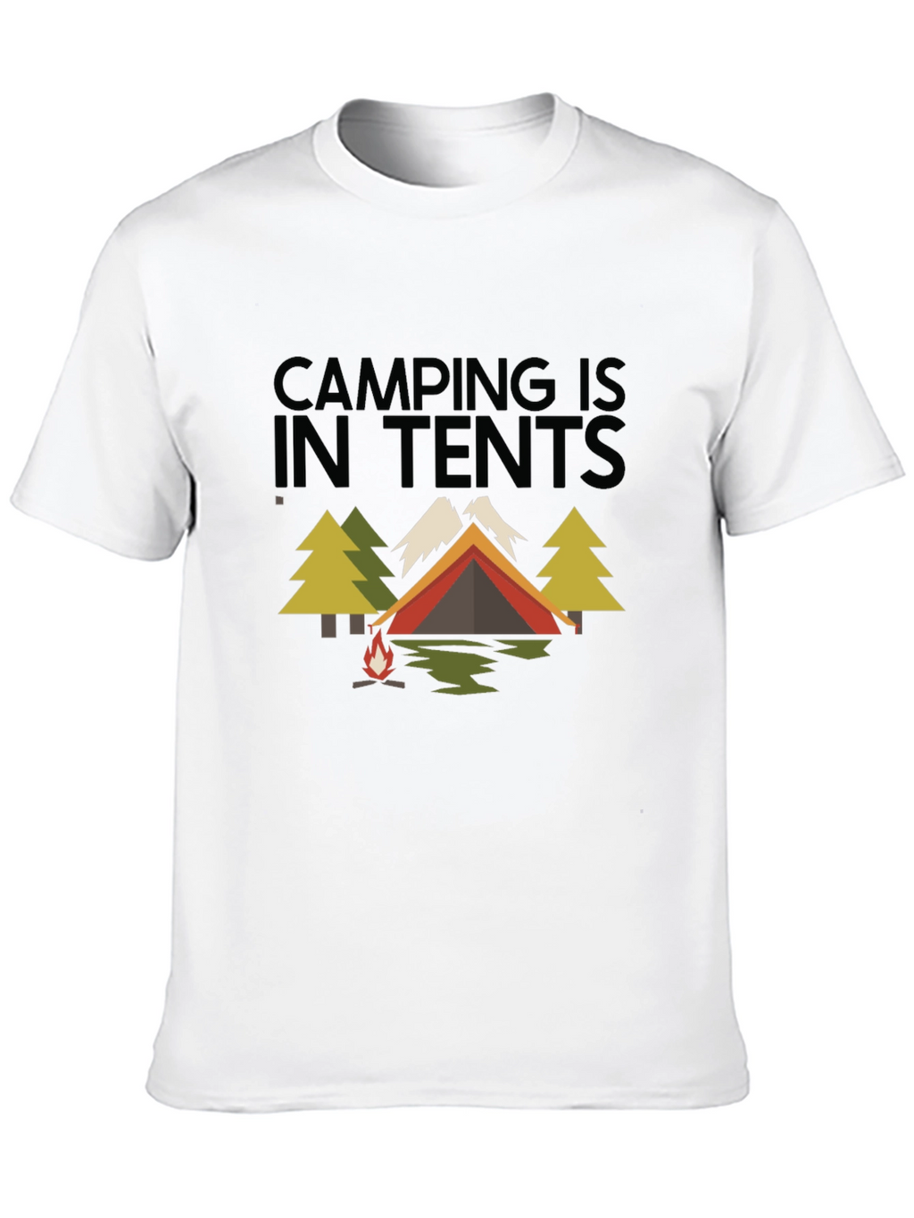Camping in Tents Graphic Tee - Adventure Ready