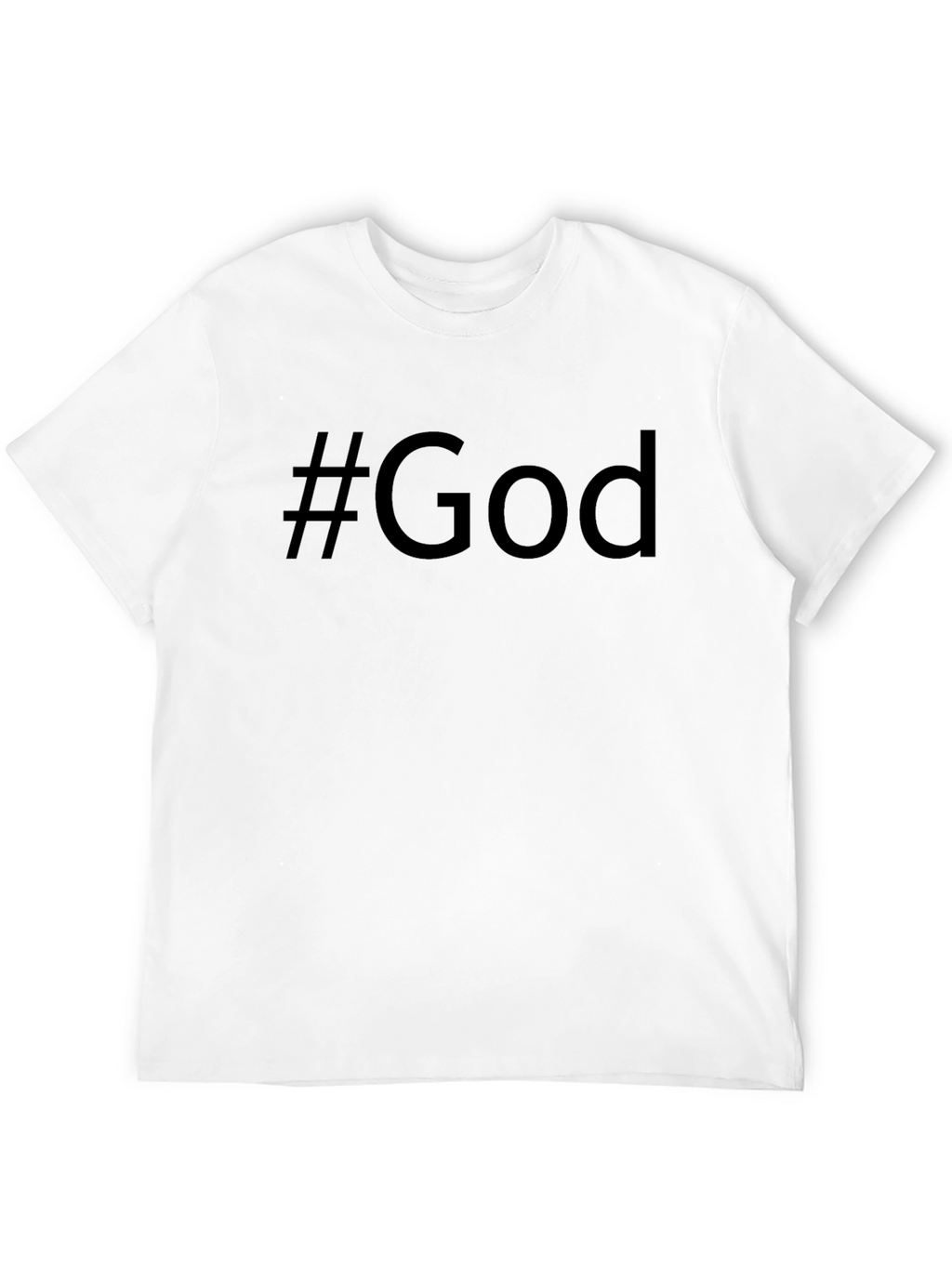 #God Black T-Shirt - Religious Tee