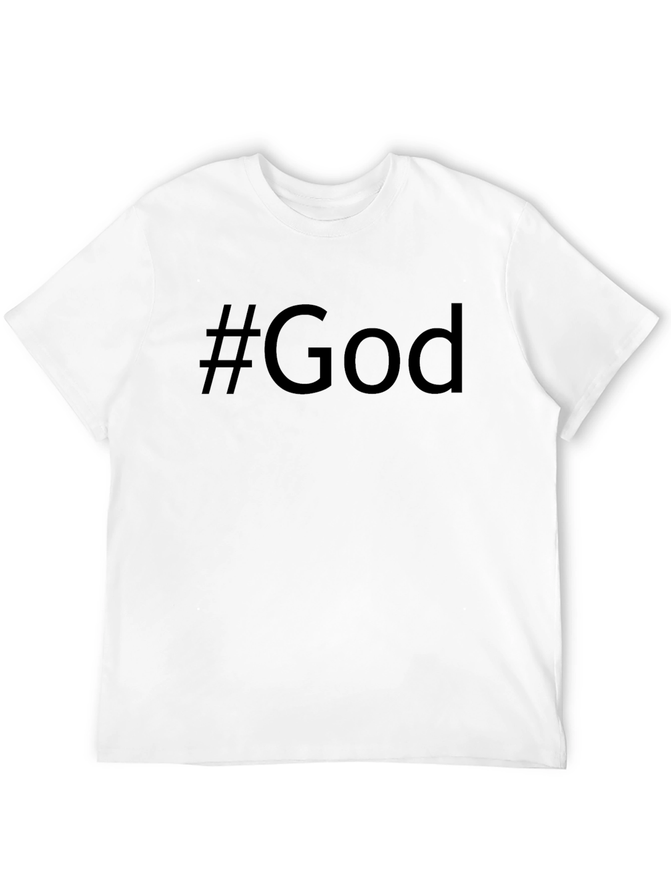 #God Black T-Shirt - Religious Tee