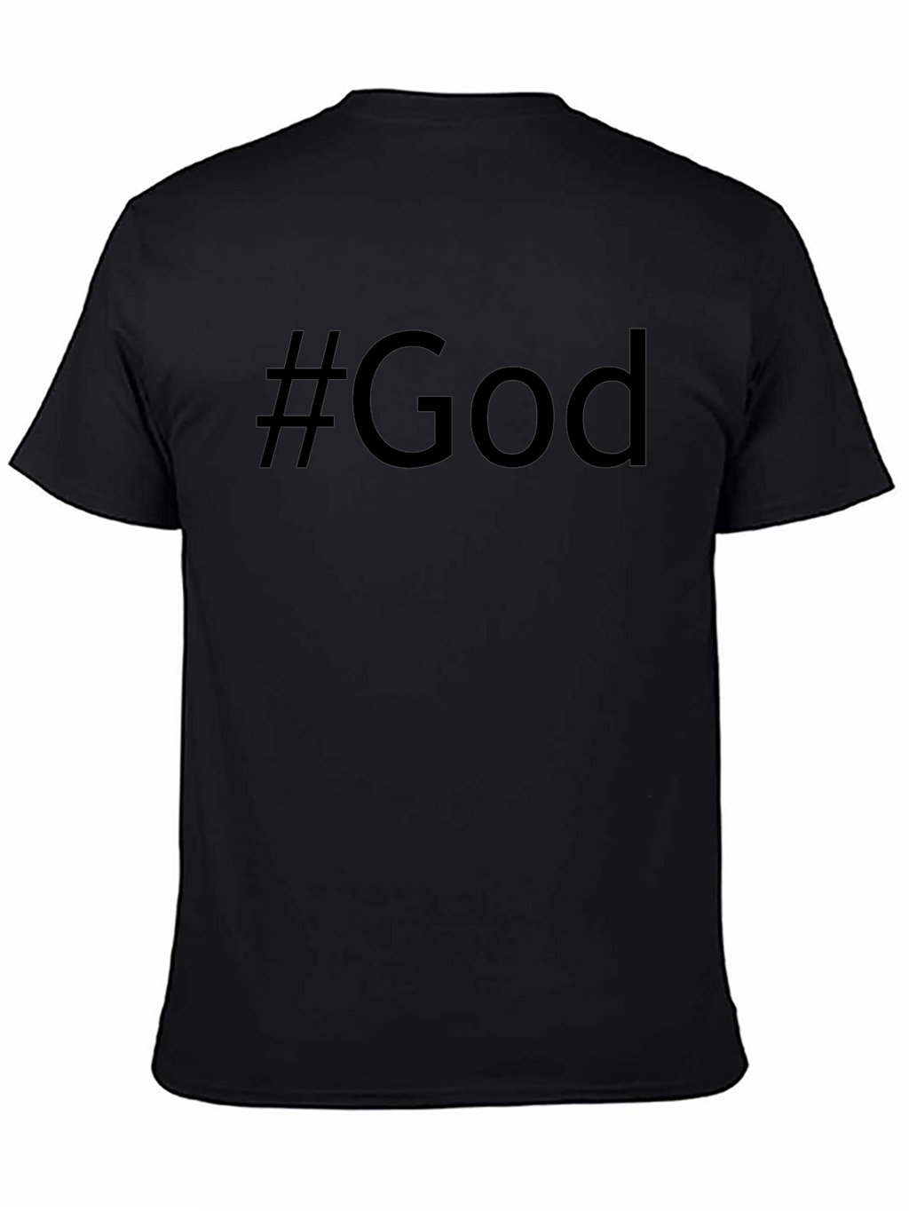 #God Black T-Shirt - Religious Tee