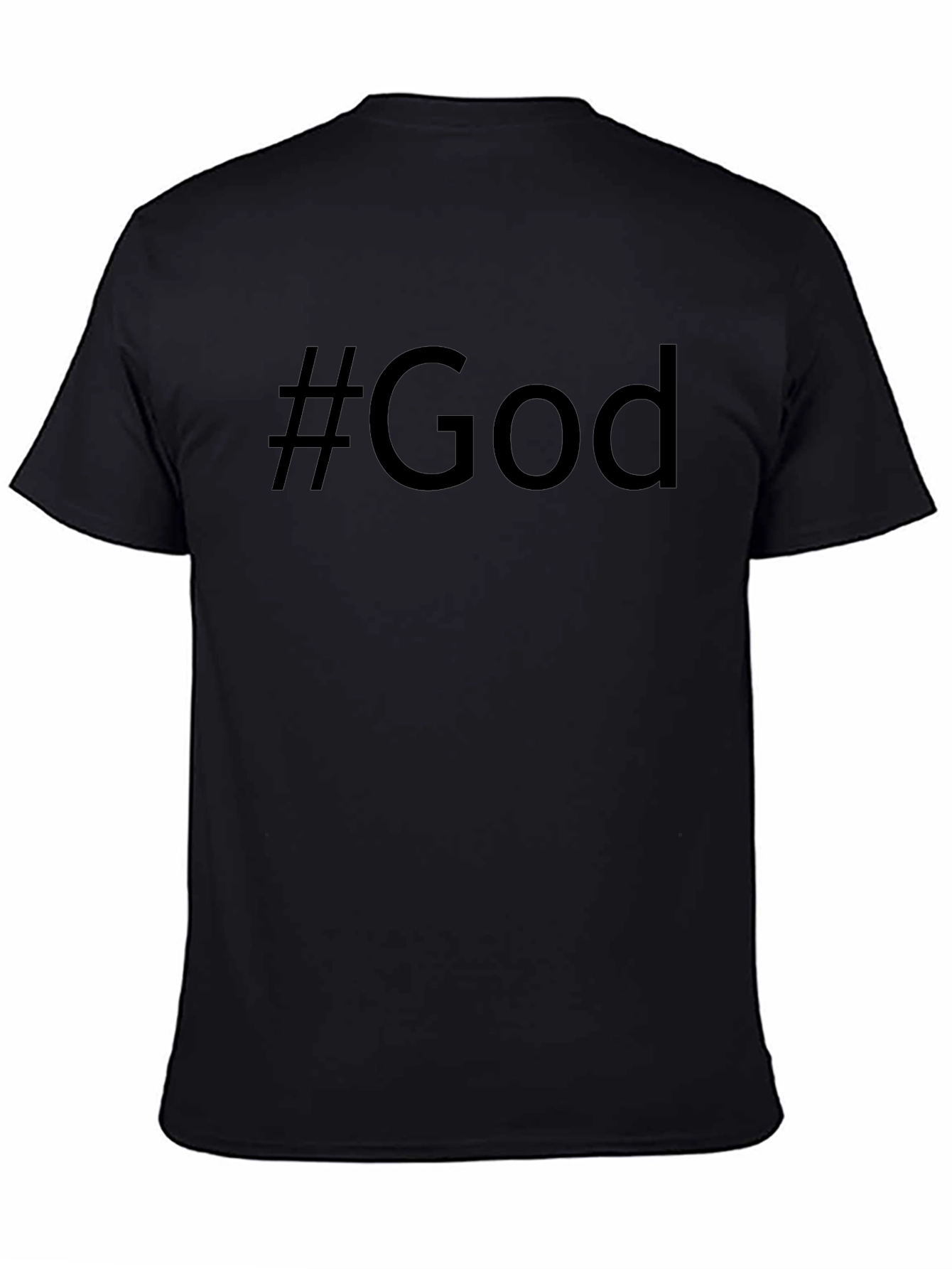 #God Black T-Shirt - Religious Tee