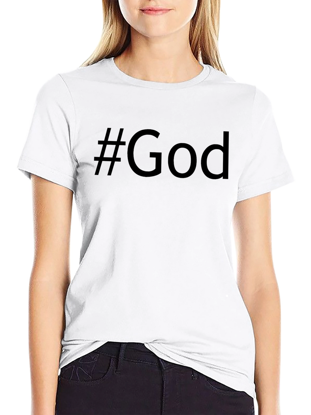 #God Black T-Shirt - Religious Tee