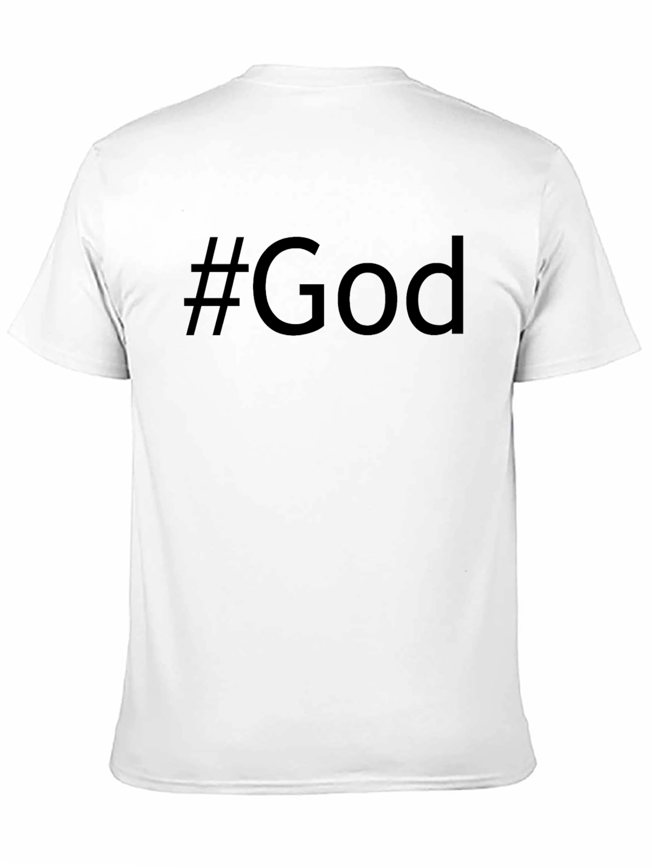 #God Black T-Shirt - Religious Tee
