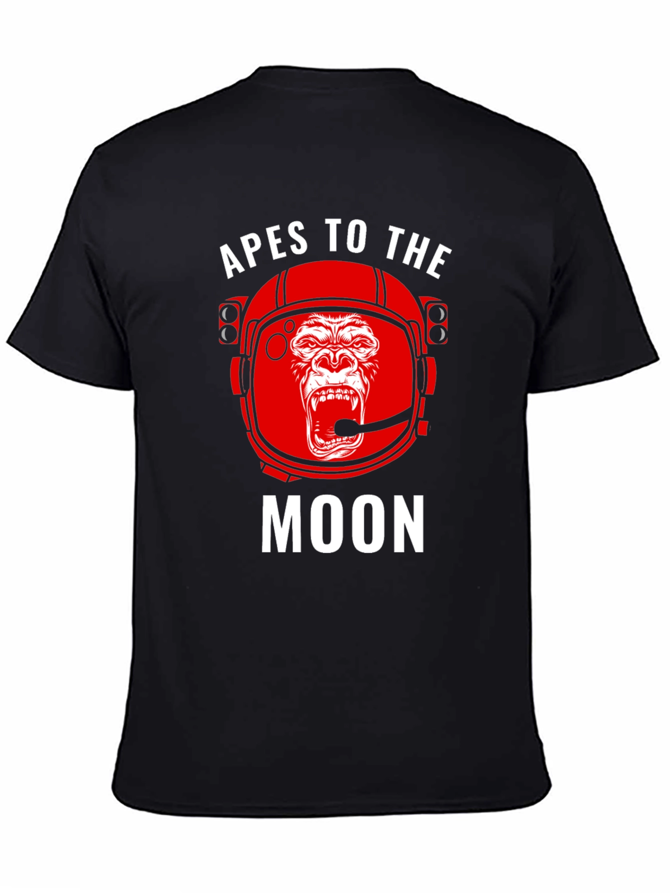 Apes to the Moon Graphic T-Shirt - Crypto Meme Tee