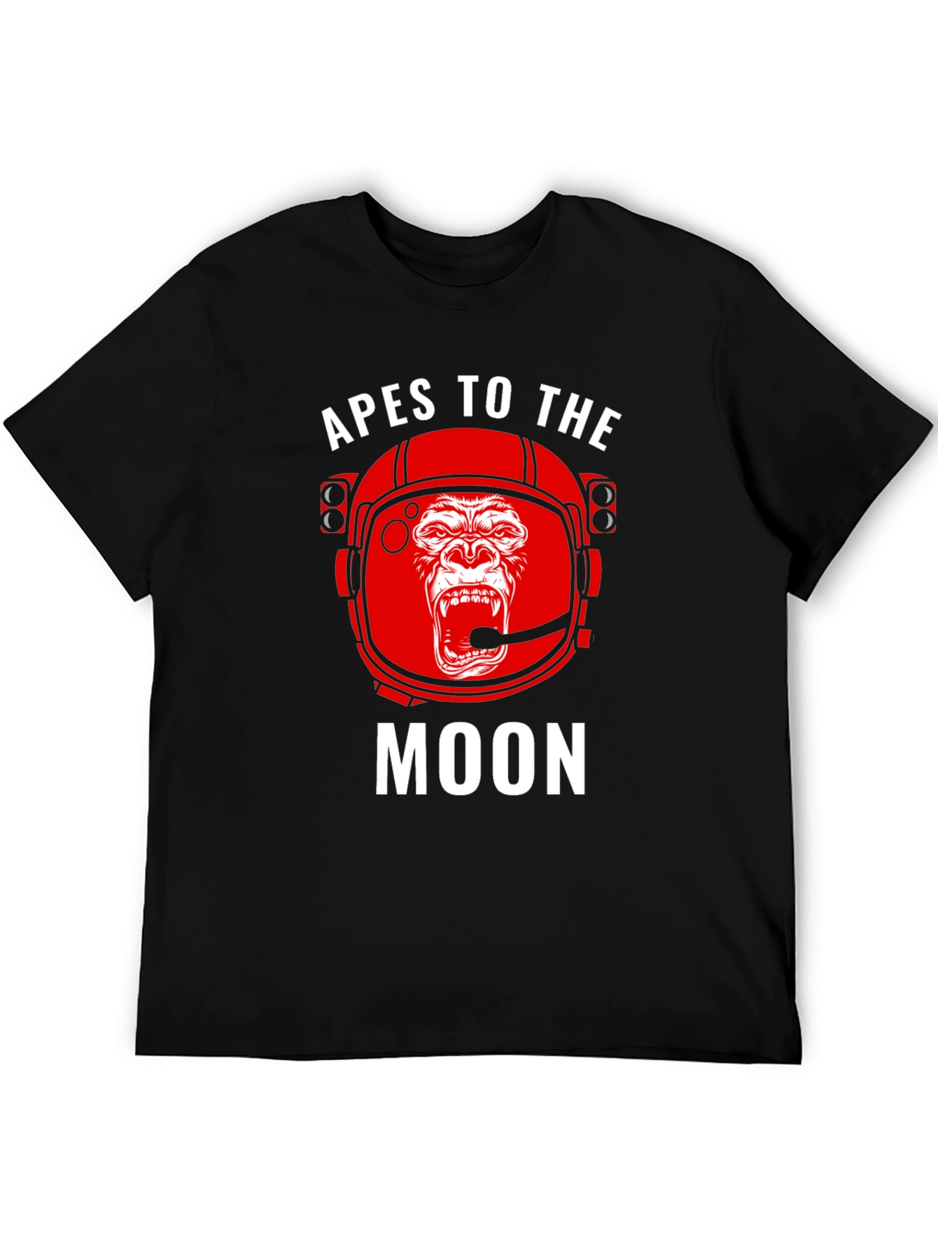 Apes to the Moon Graphic T-Shirt - Crypto Meme Tee