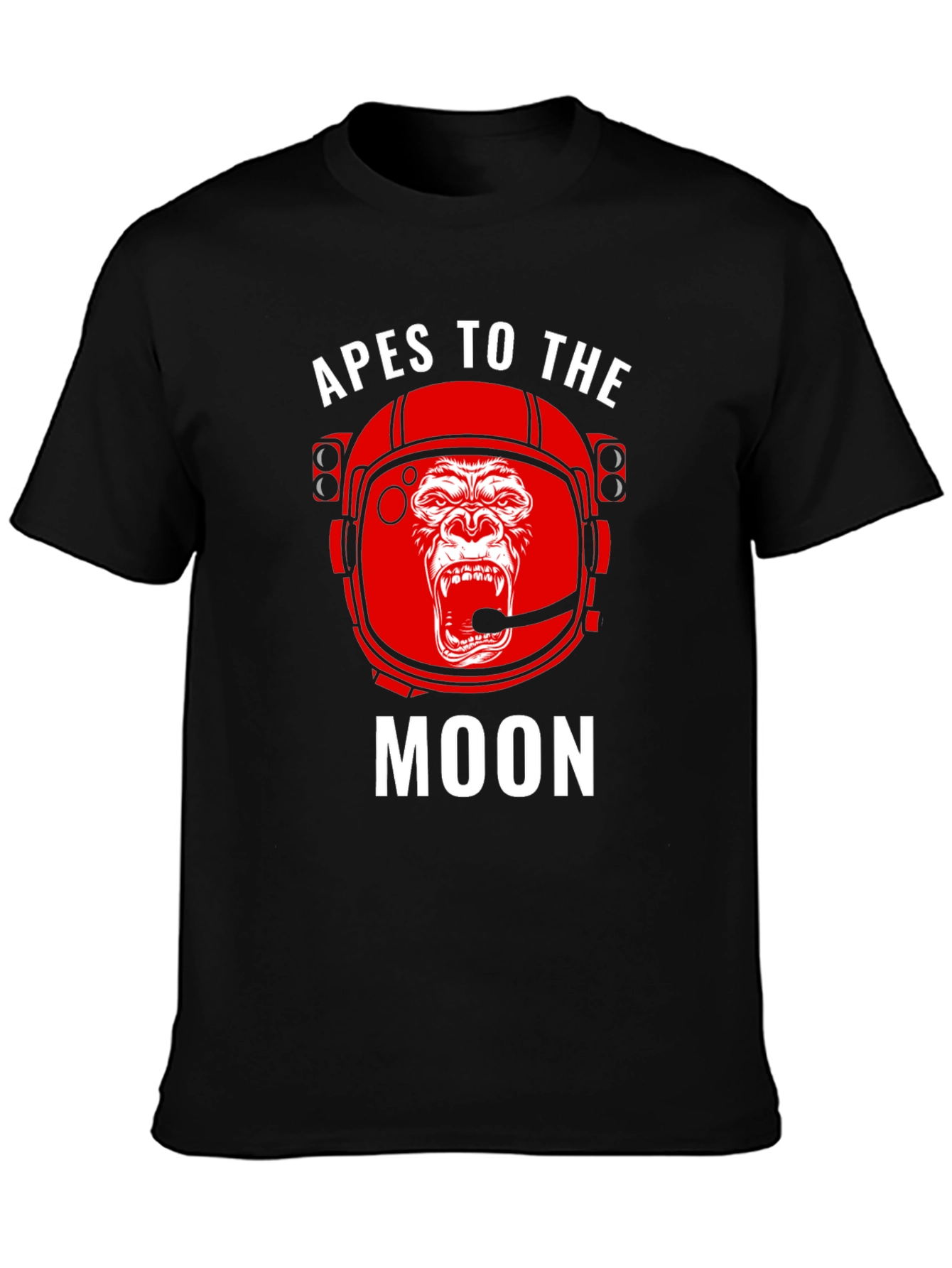 Apes to the Moon Graphic T-Shirt - Crypto Meme Tee