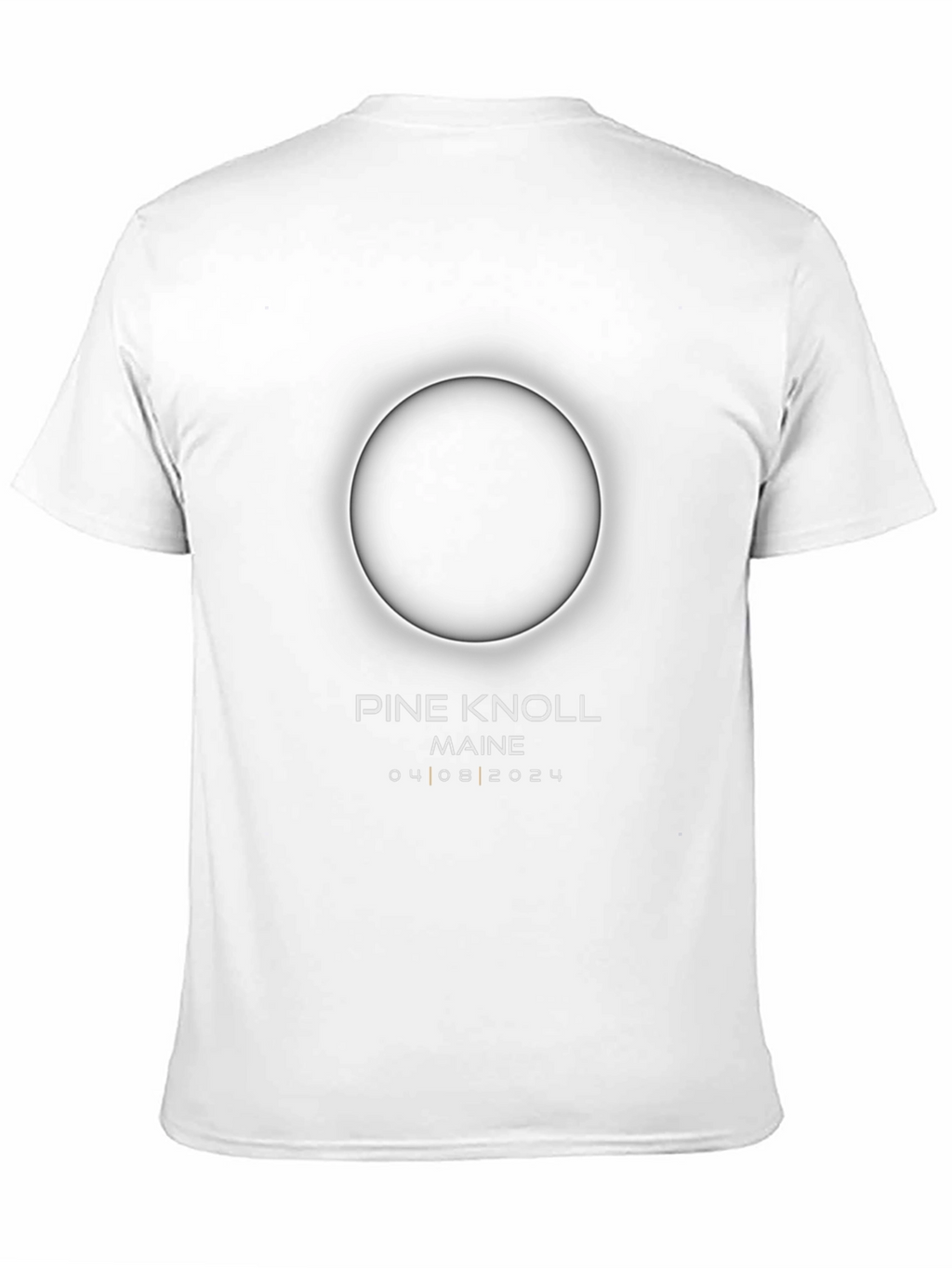 Pine Knoll Maine Eclipse T-Shirt - April 8 2024
