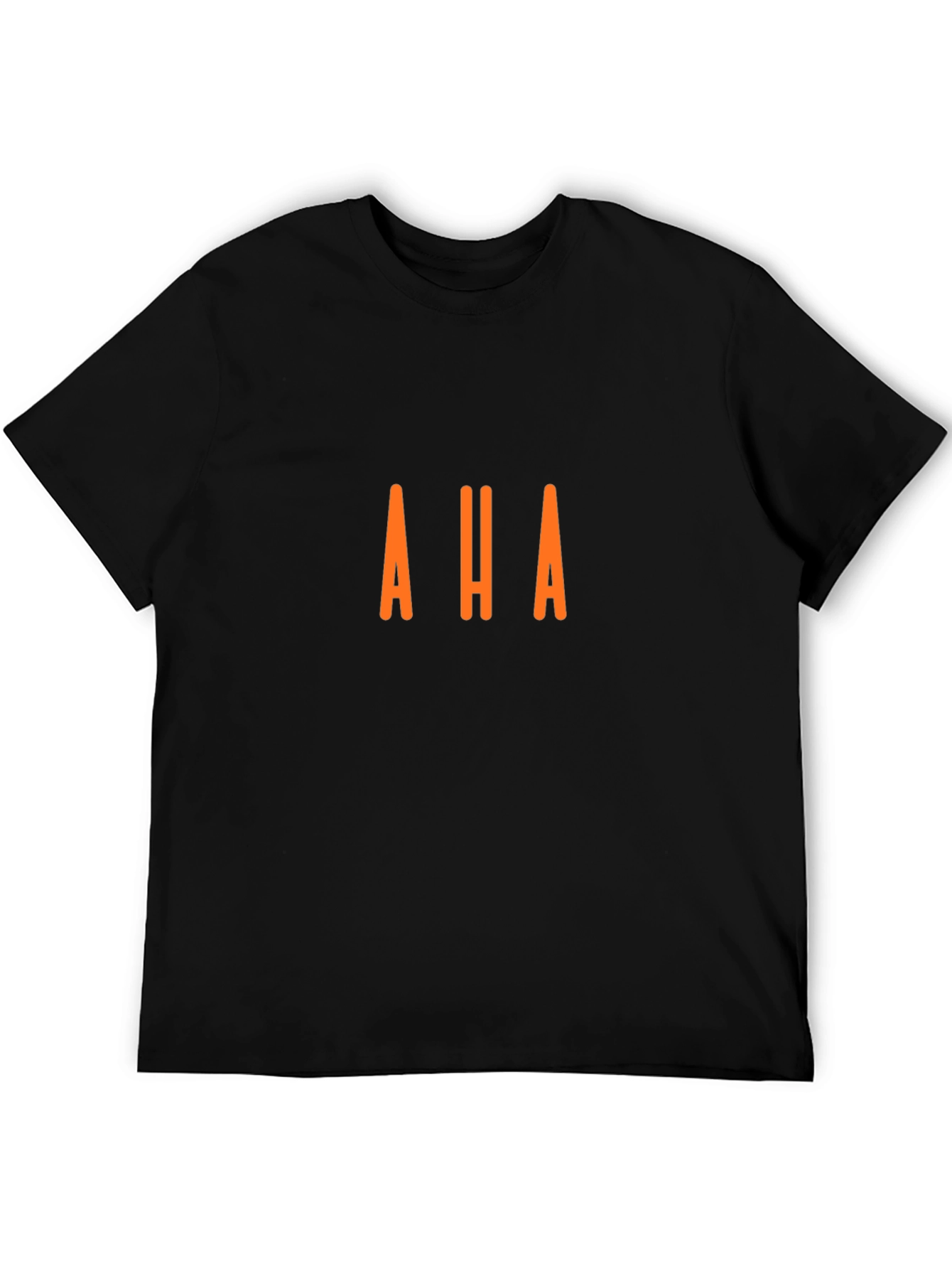 AHA Graphic Tee - Stylish Black Cotton T-Shirt