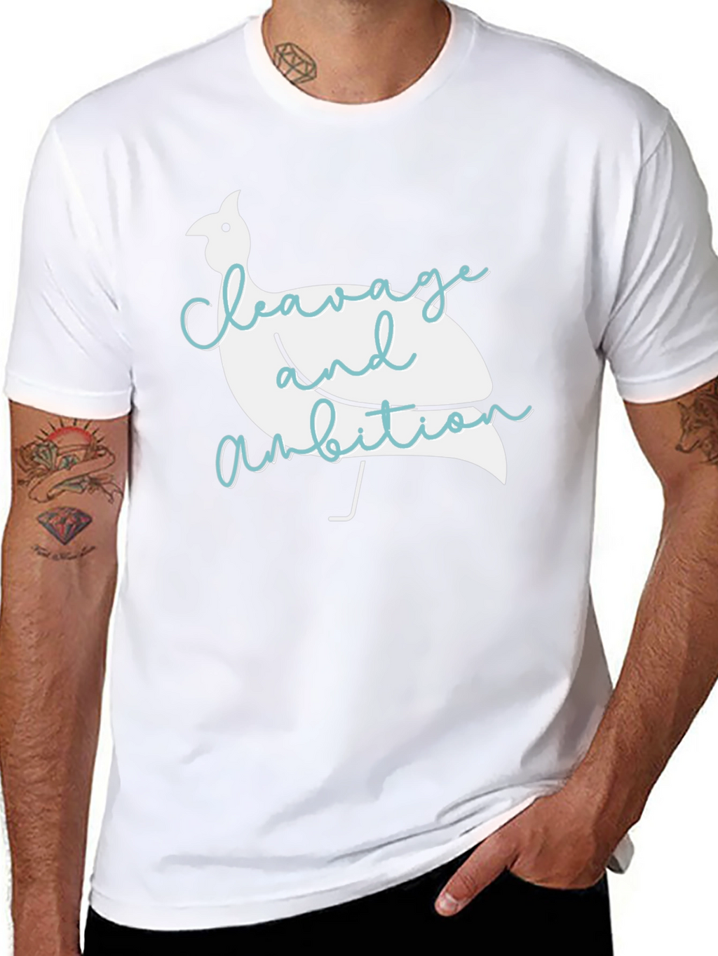 Cleavage and Ambition Graphic Tee