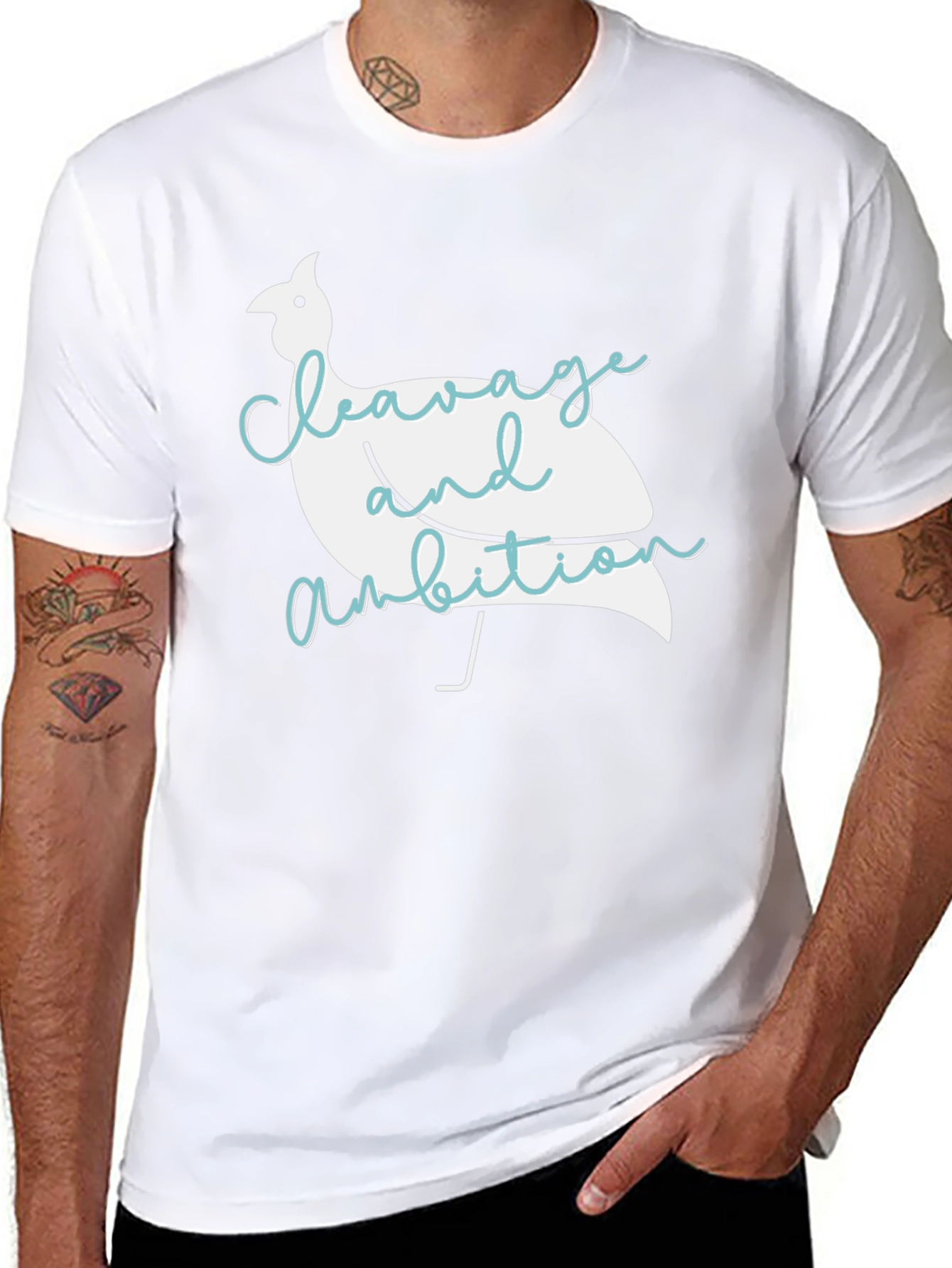 Cleavage and Ambition Graphic Tee