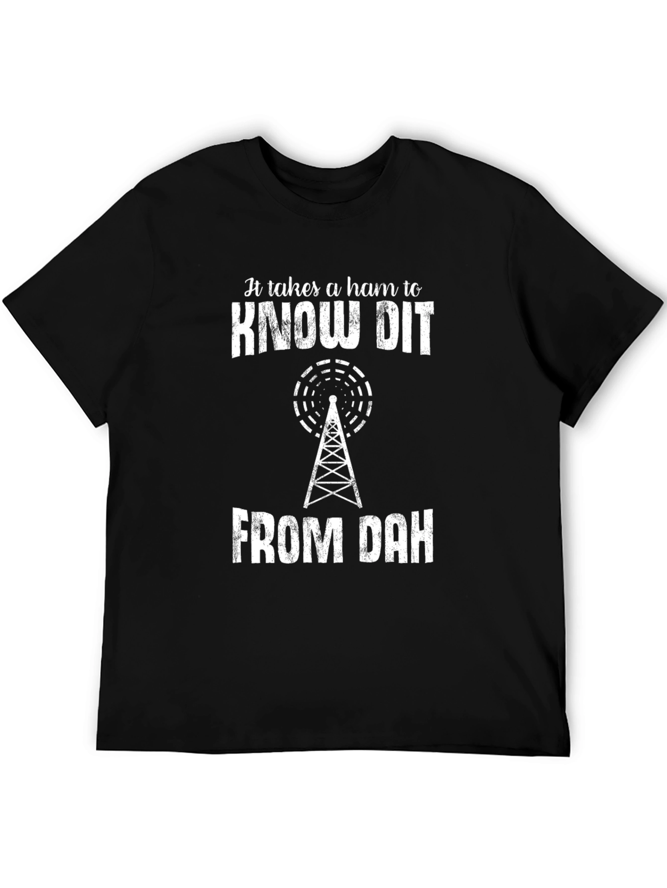 Ham Radio Operator T-Shirt - Know Dit From Dah